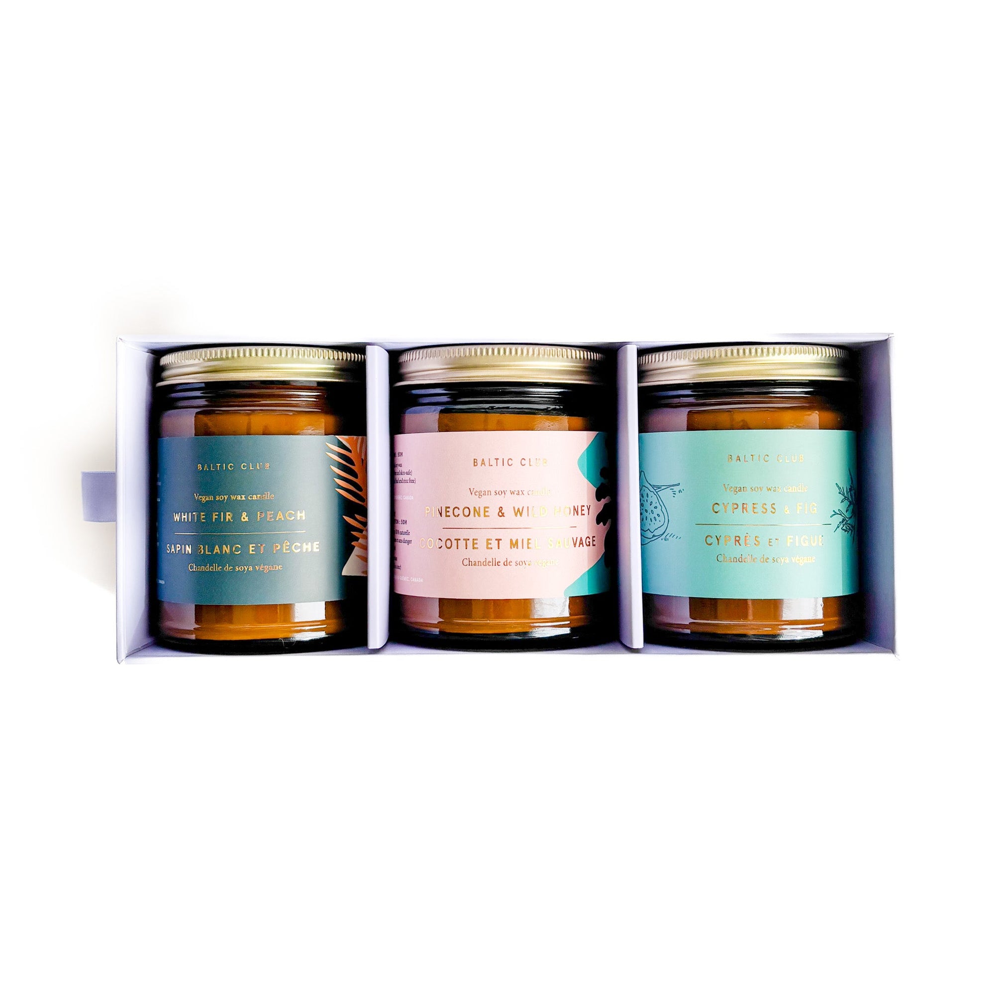 Candle Trio Jasper - Gift set - Baltic Club