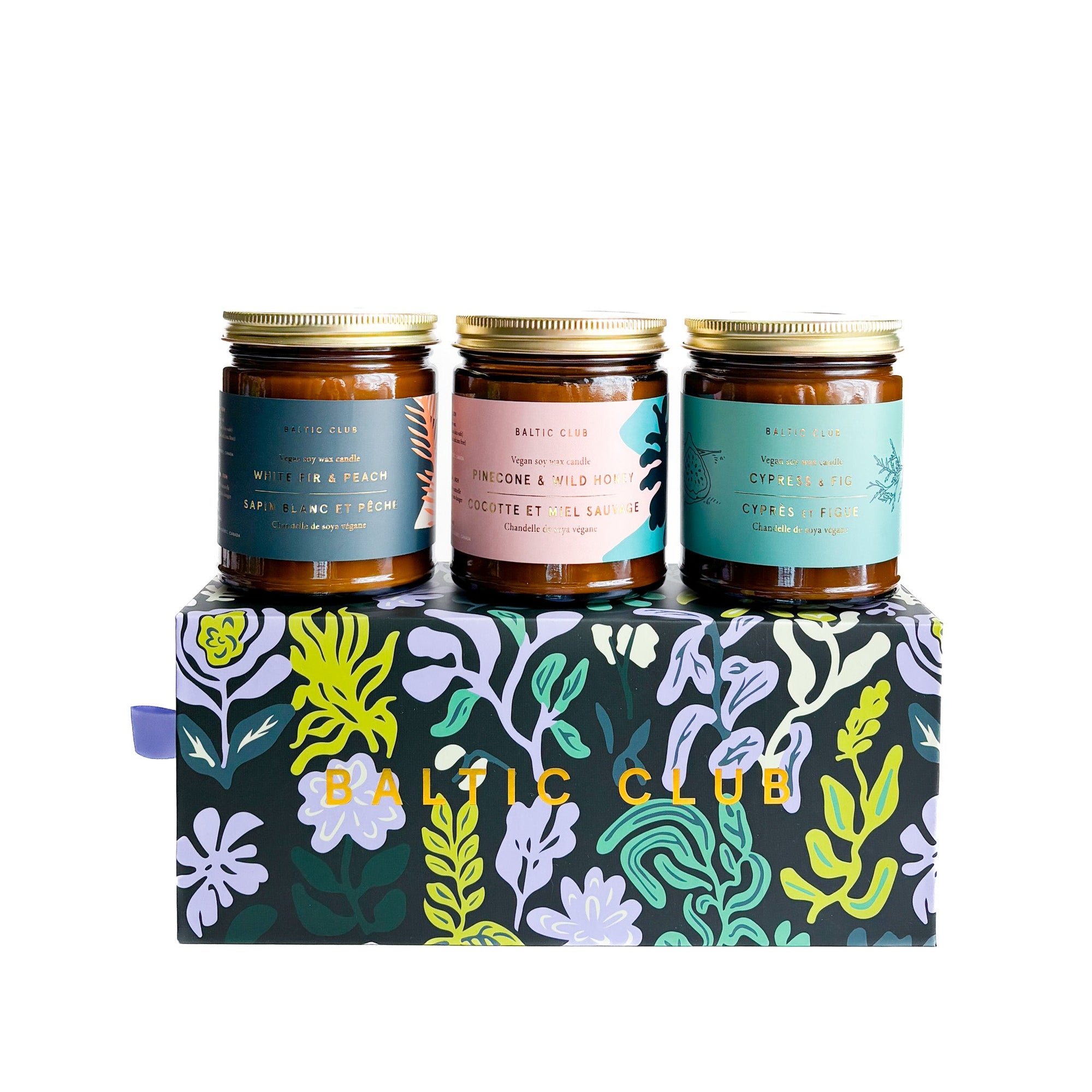 Candle Trio Jasper - Gift set - Baltic Club