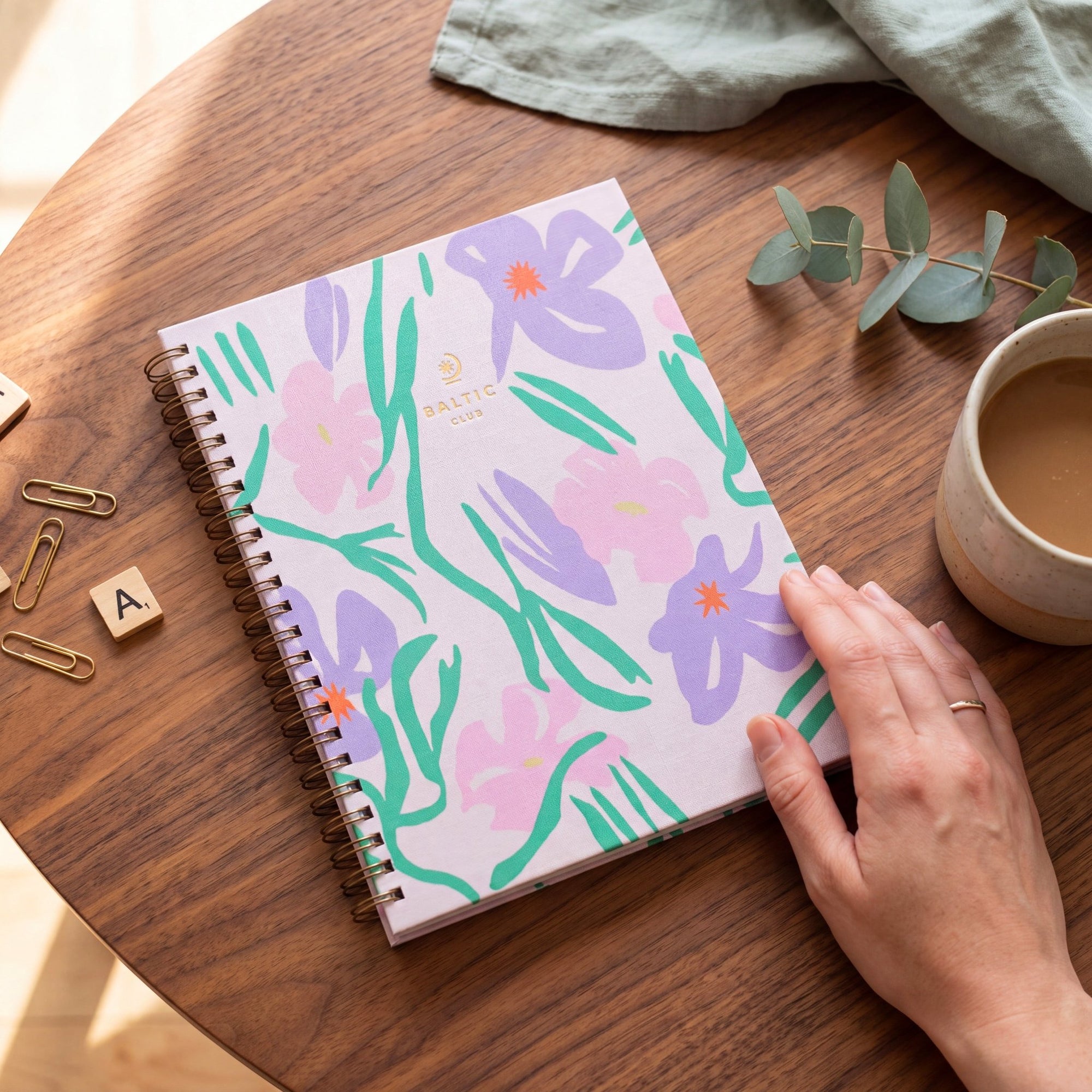 Crocus Spiral Notebook - Baltic Club
