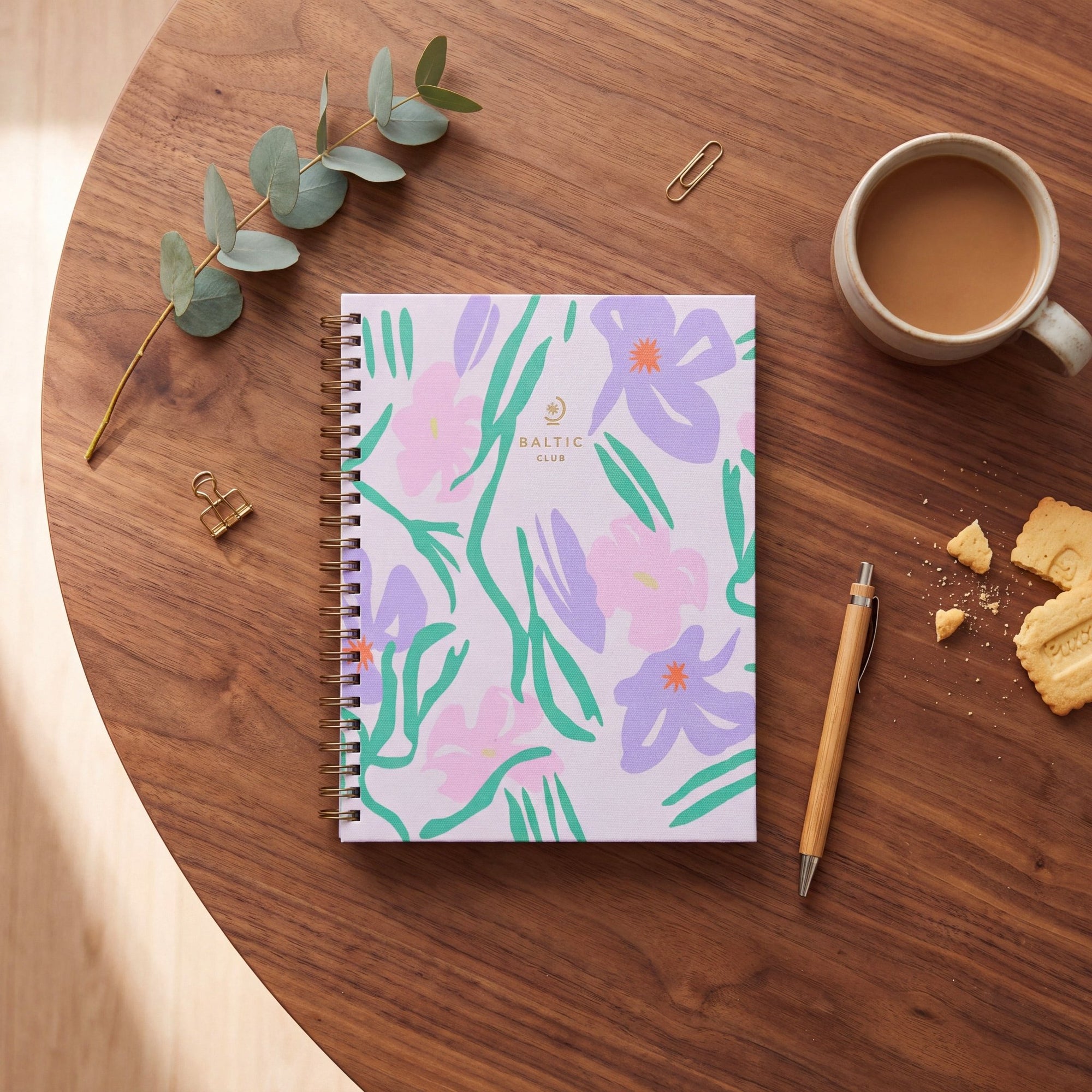 Crocus Spiral Notebook - Baltic Club