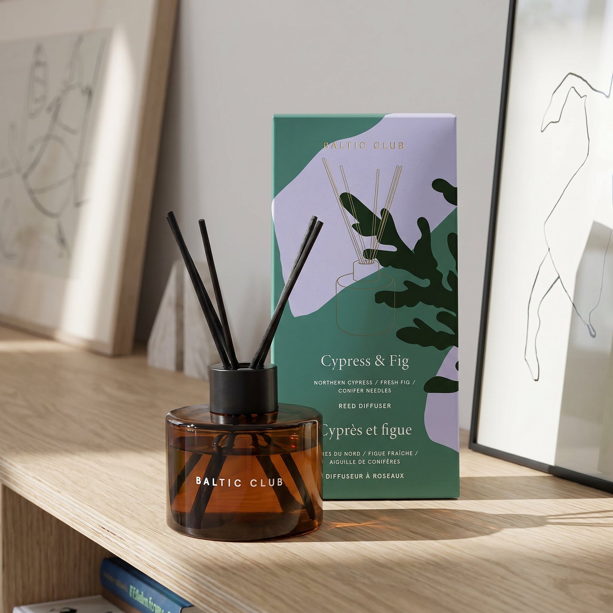 Cypress & Fig Reed diffuser - Baltic Club