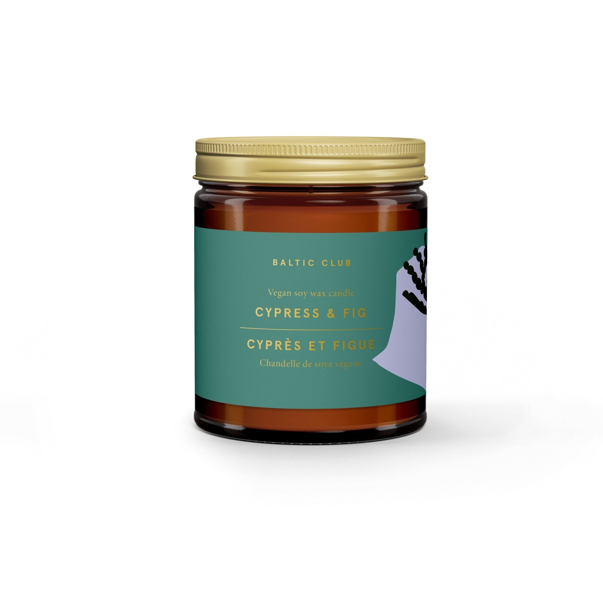 Cypress & Fig Soy Candle - Baltic Club