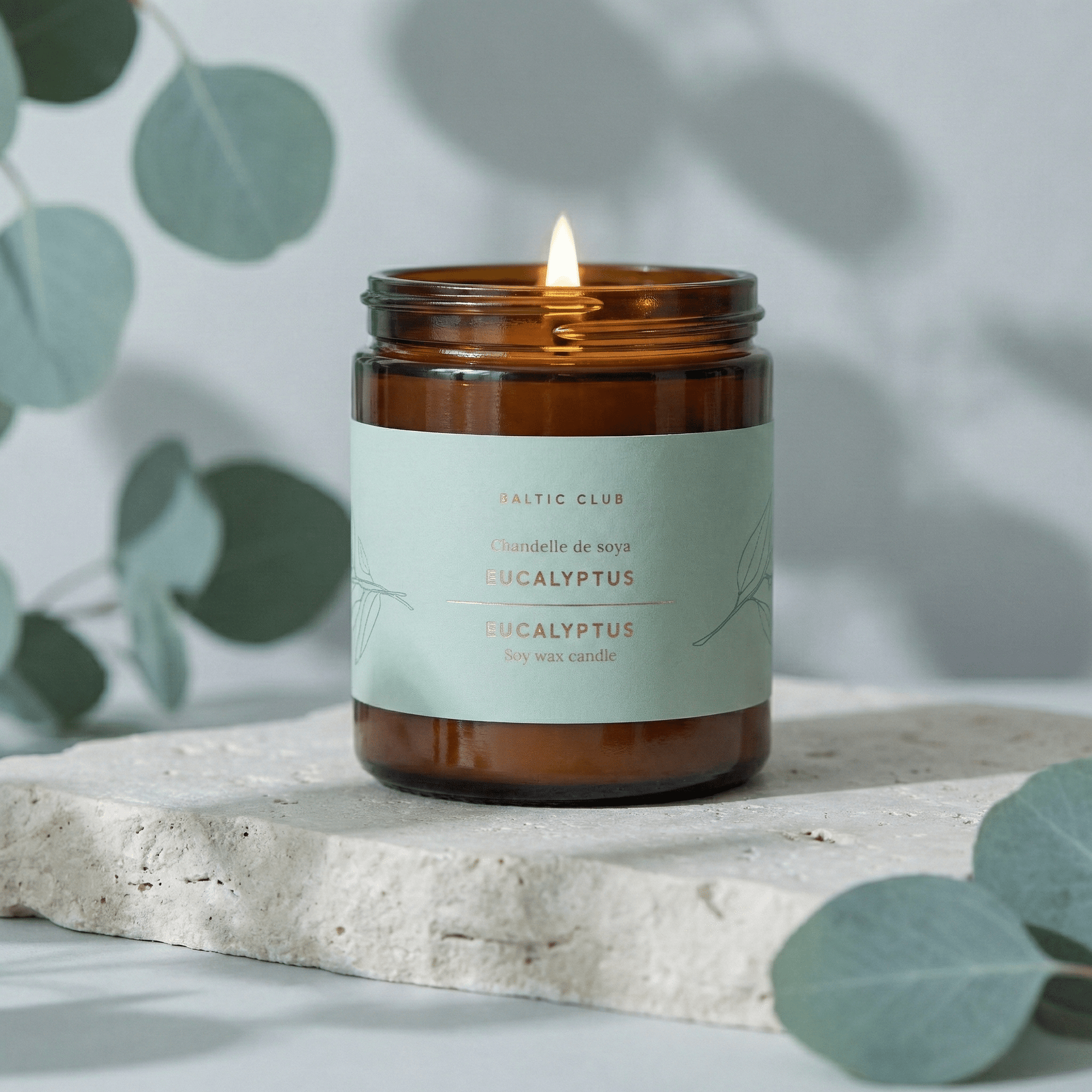 Eucalyptus Soy Candle - Baltic Club