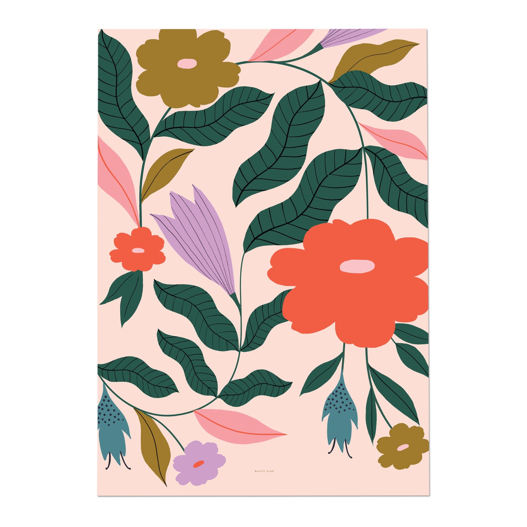 Flowers, by Susan Driscoll. An exclusive design for The Baltic Club.