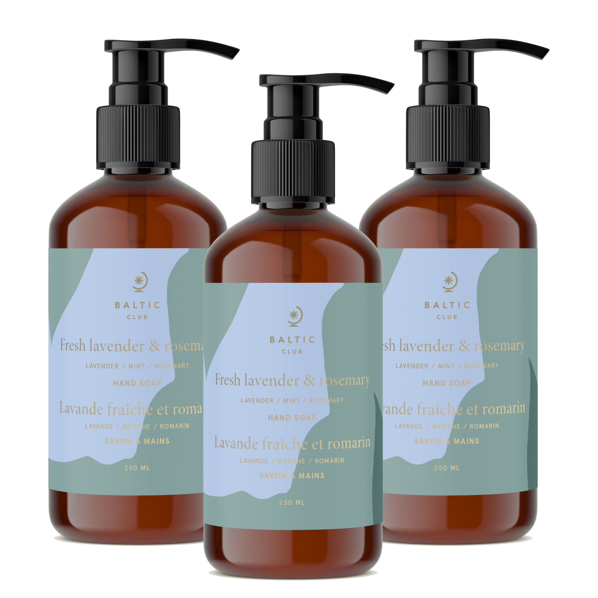 Fresh lavender & rosemary Hand Soap Bundle - Baltic Club