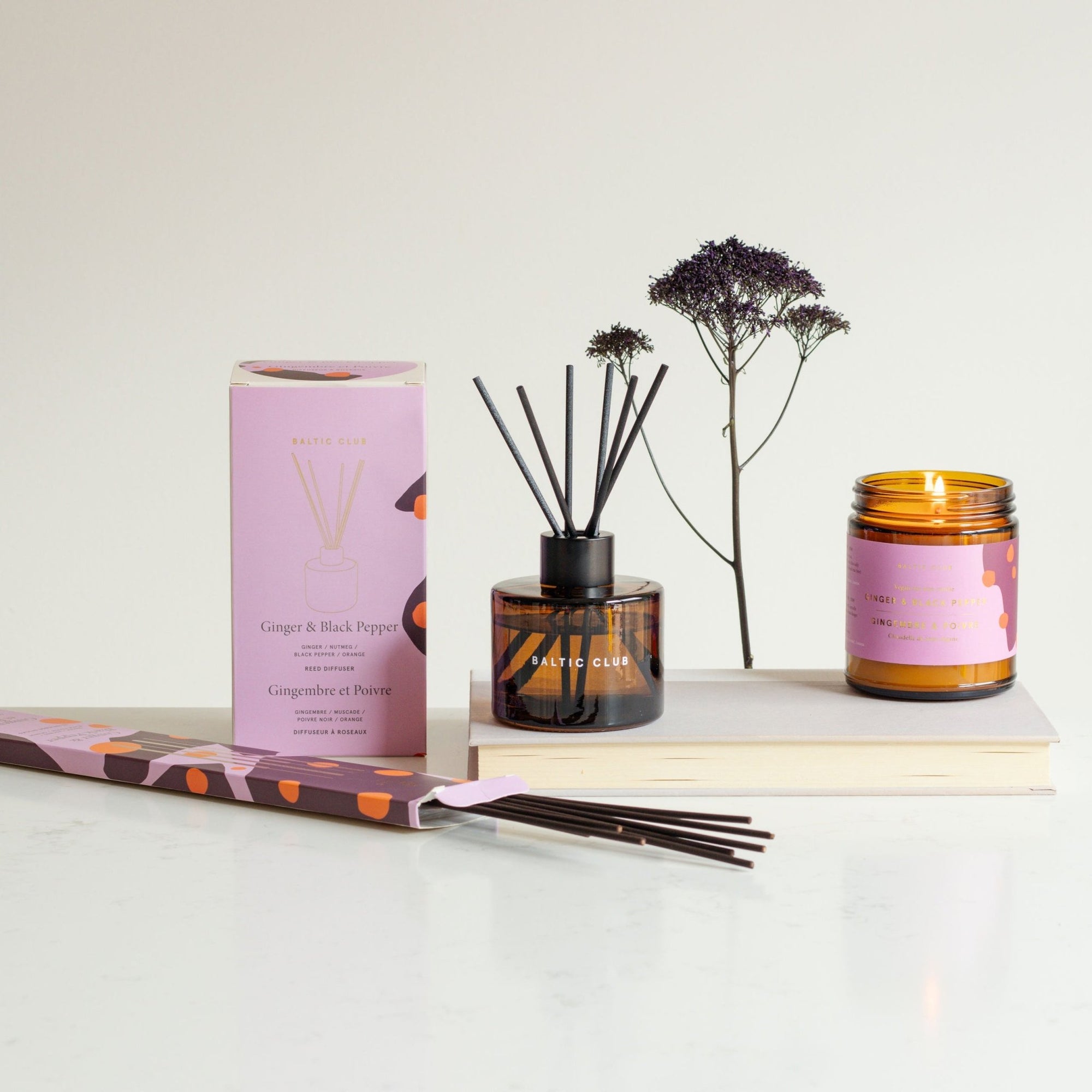 Ginger & Black Pepper Fragrance Set - Baltic Club