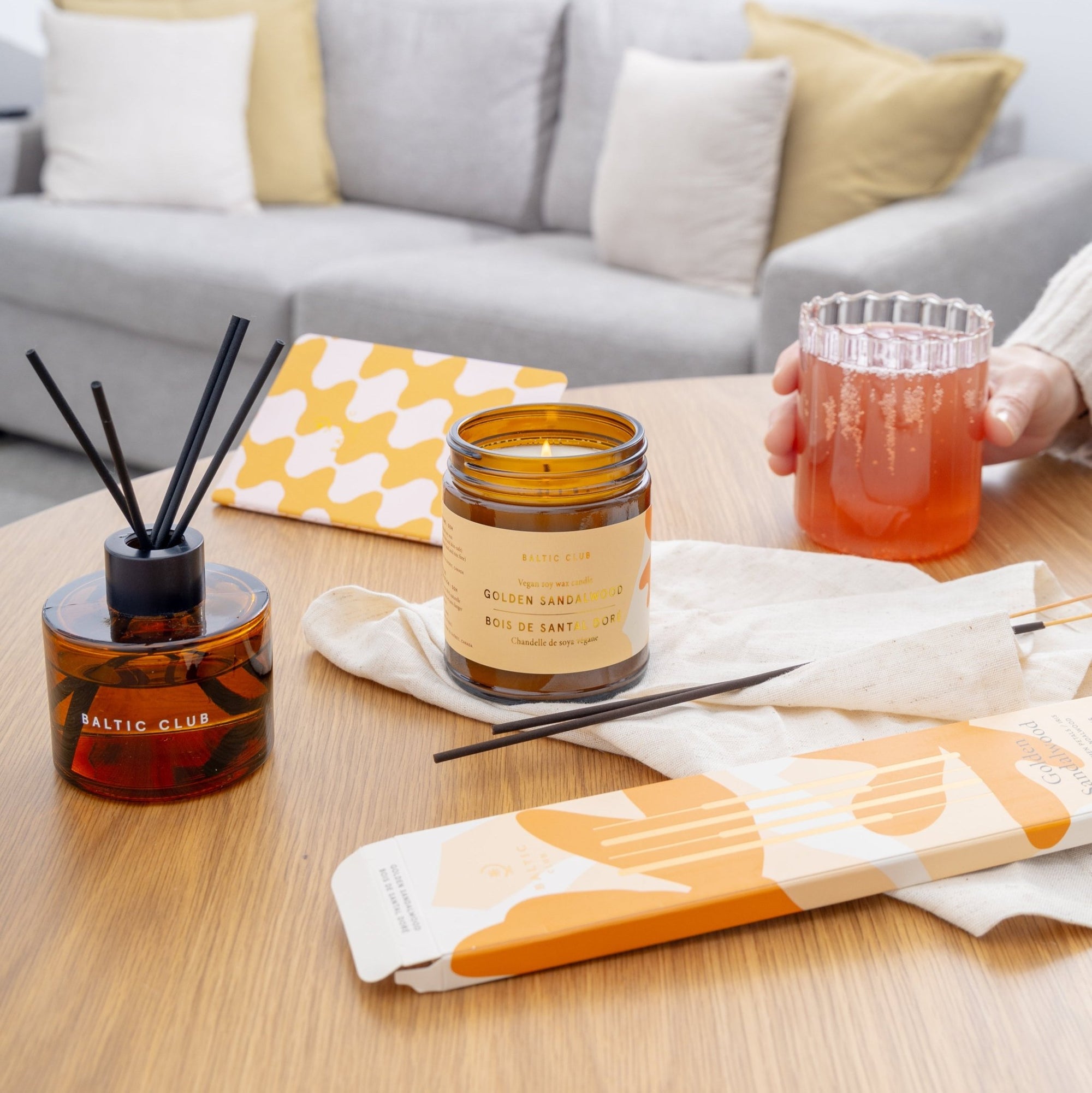 Golden Sandalwood Fragrance Set - Baltic Club