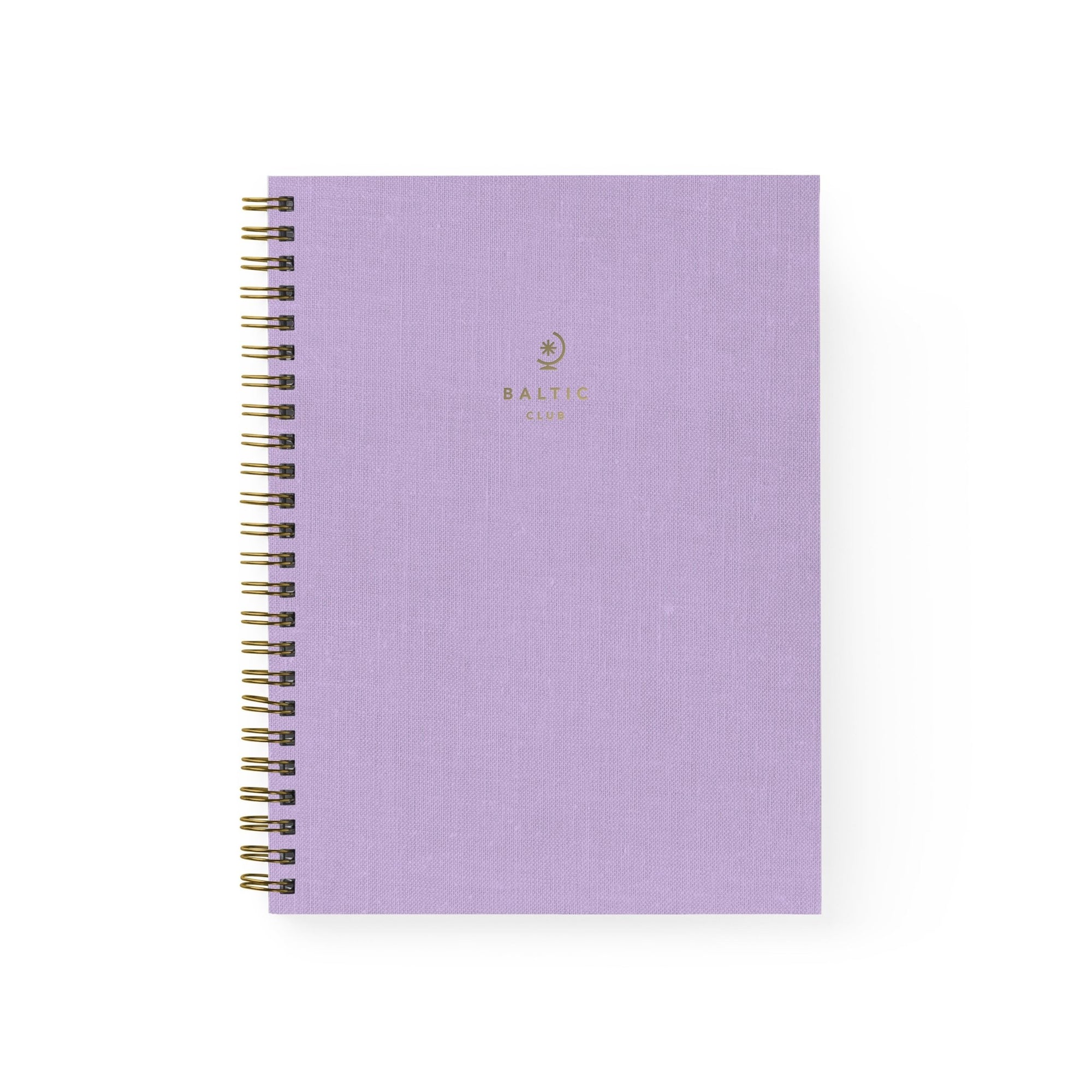 Lilac Spiral Notebook - Baltic Club