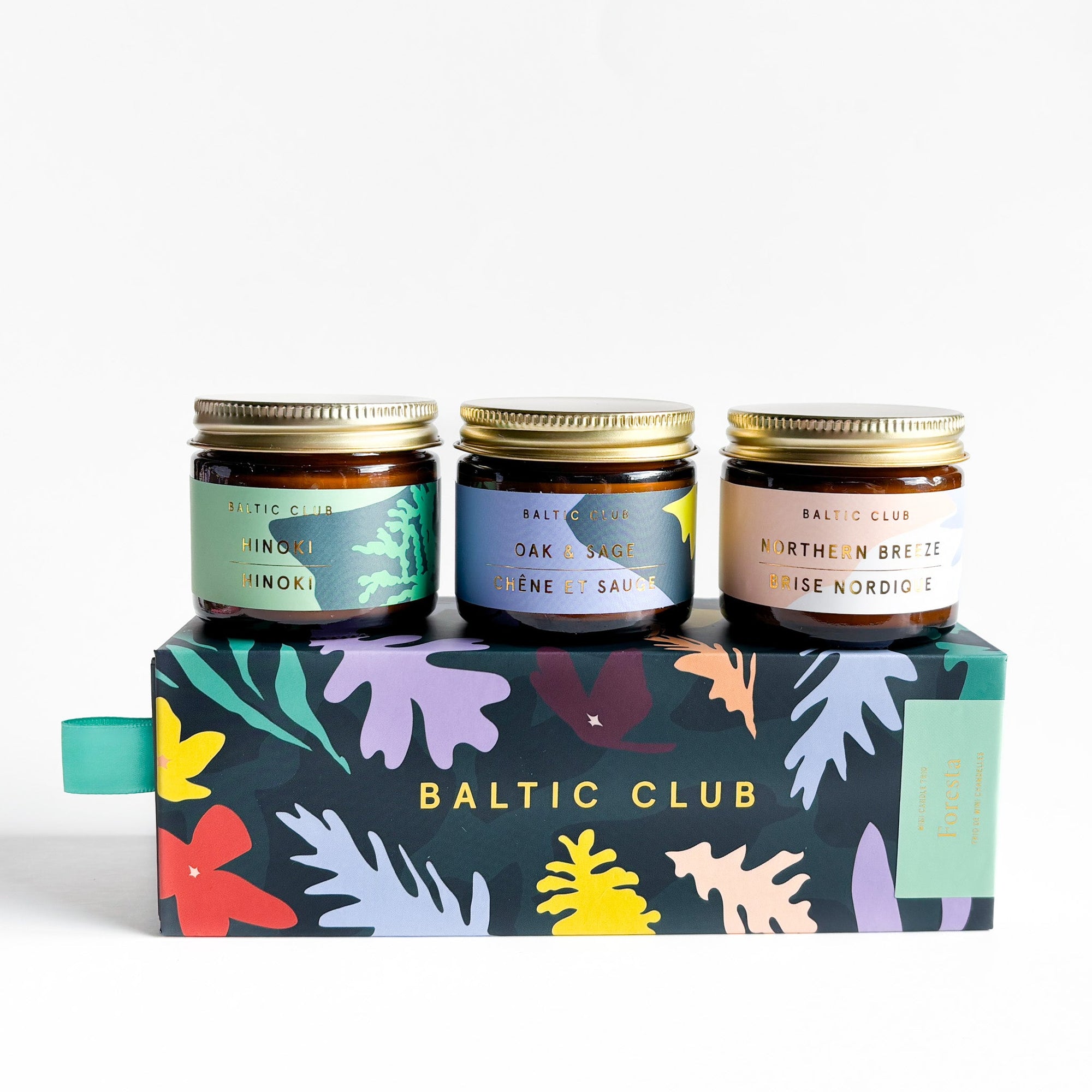 Mini Candle Trio Foresta - Gift set - Baltic Club