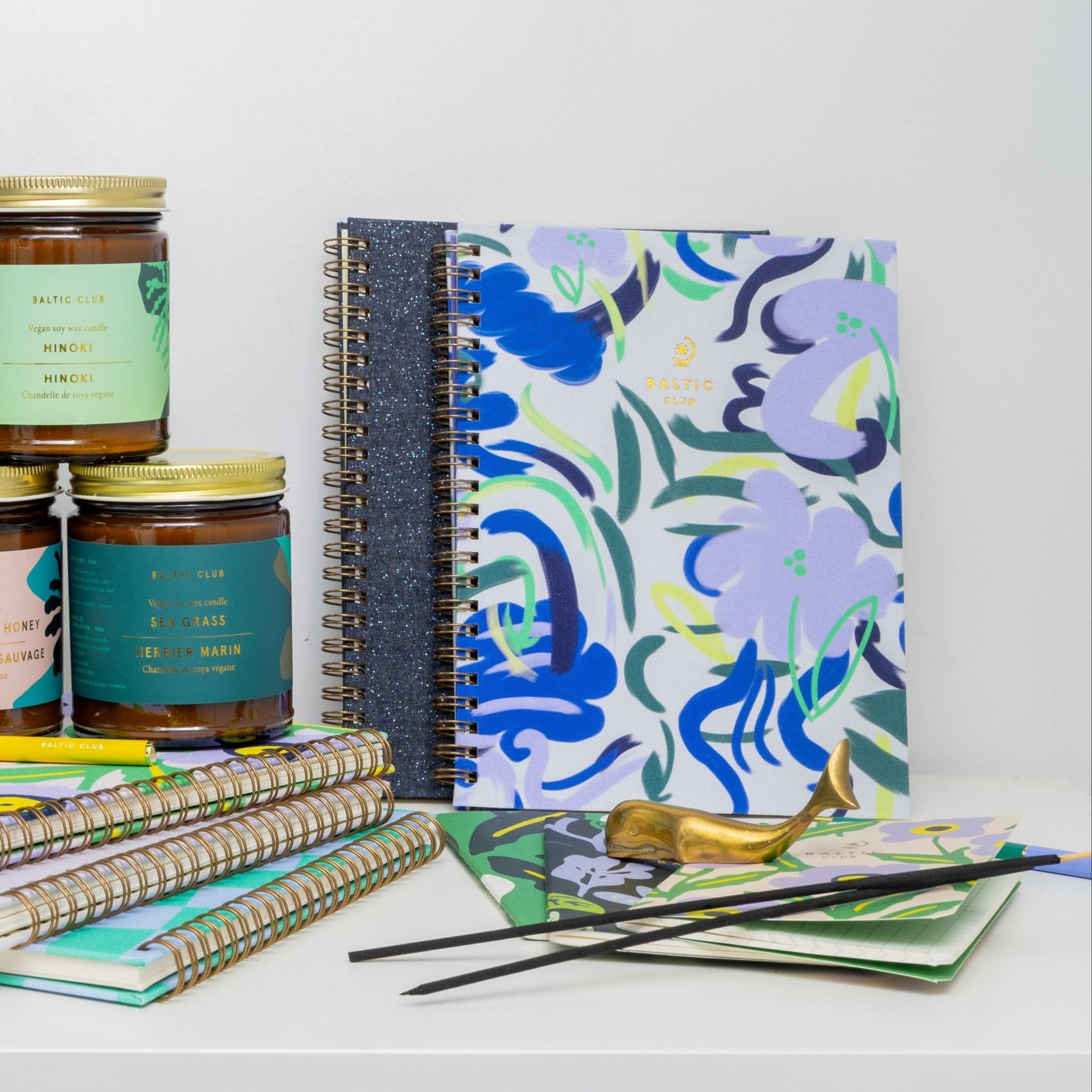 Mirage Spiral Notebook - Baltic Club