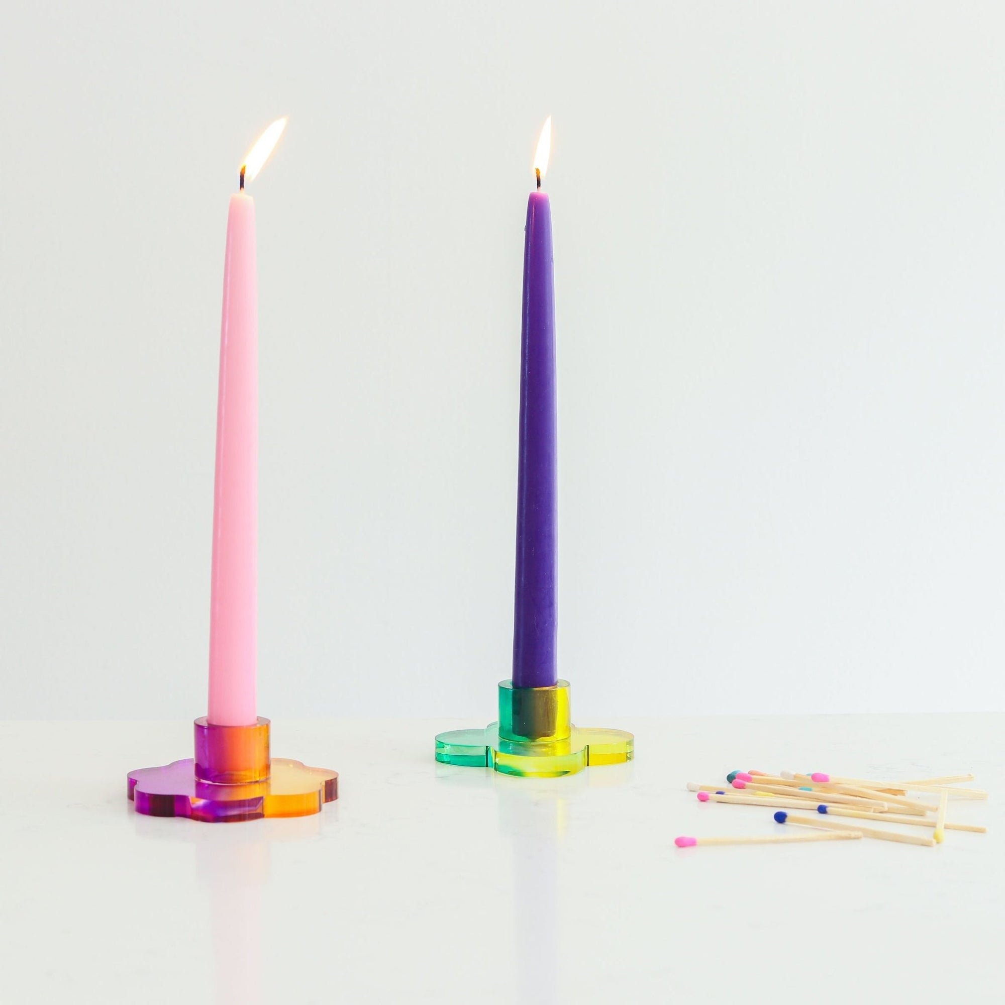 Nimbus Duotone Acrylic Candlestick holder - Baltic Club