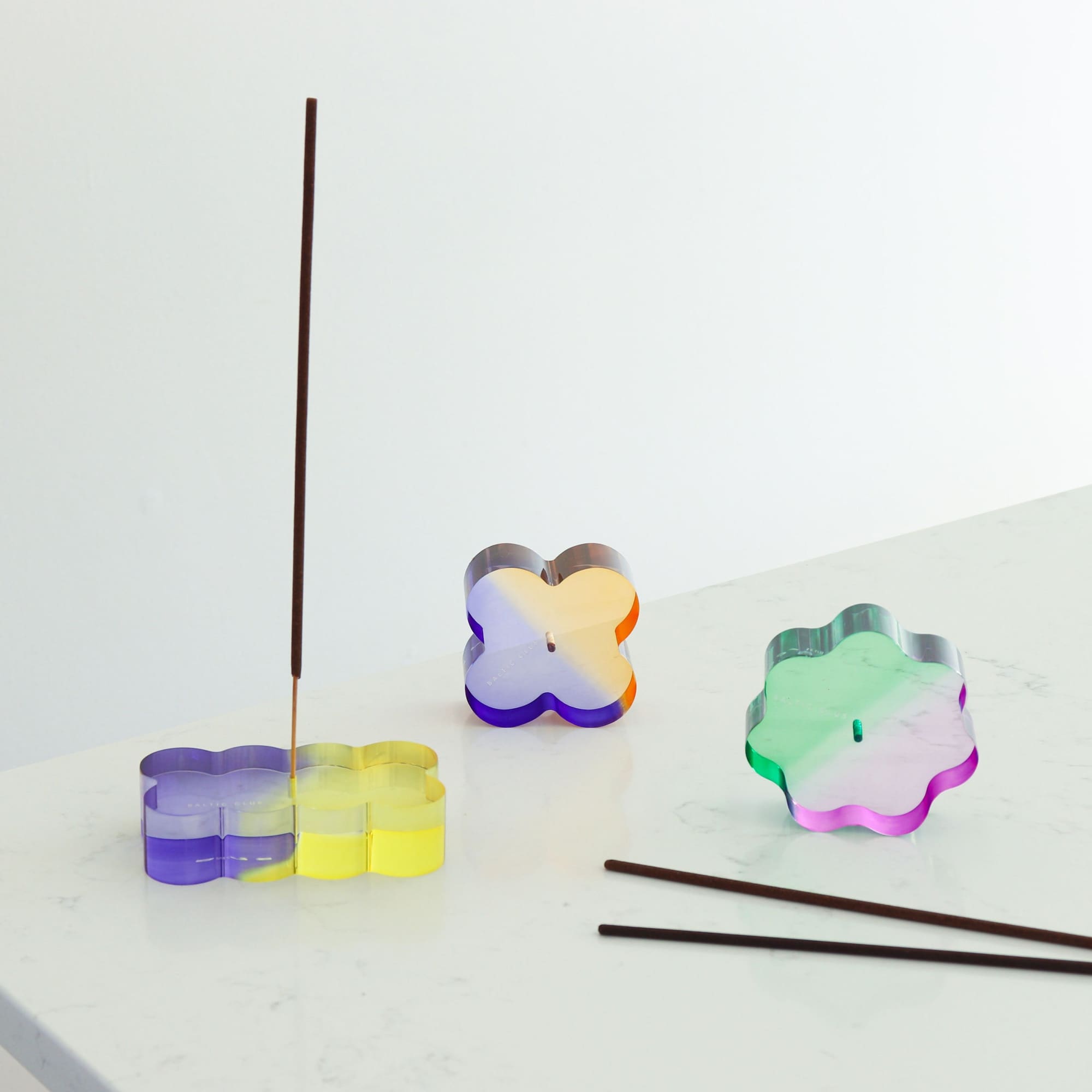 Nimbus Duotone Acrylic Incense Holder | The Baltic Club