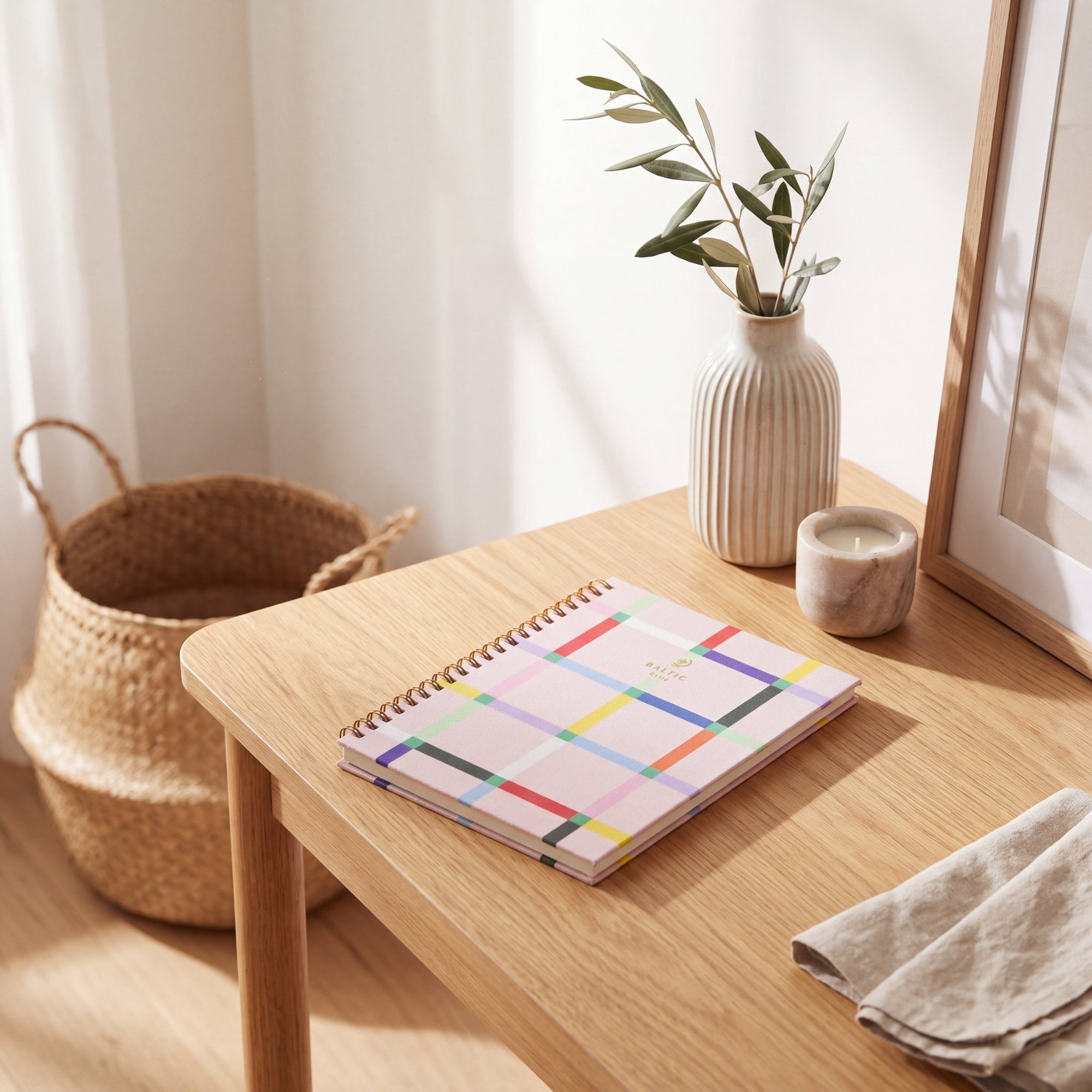 Nougat Spiral Notebook - Baltic Club