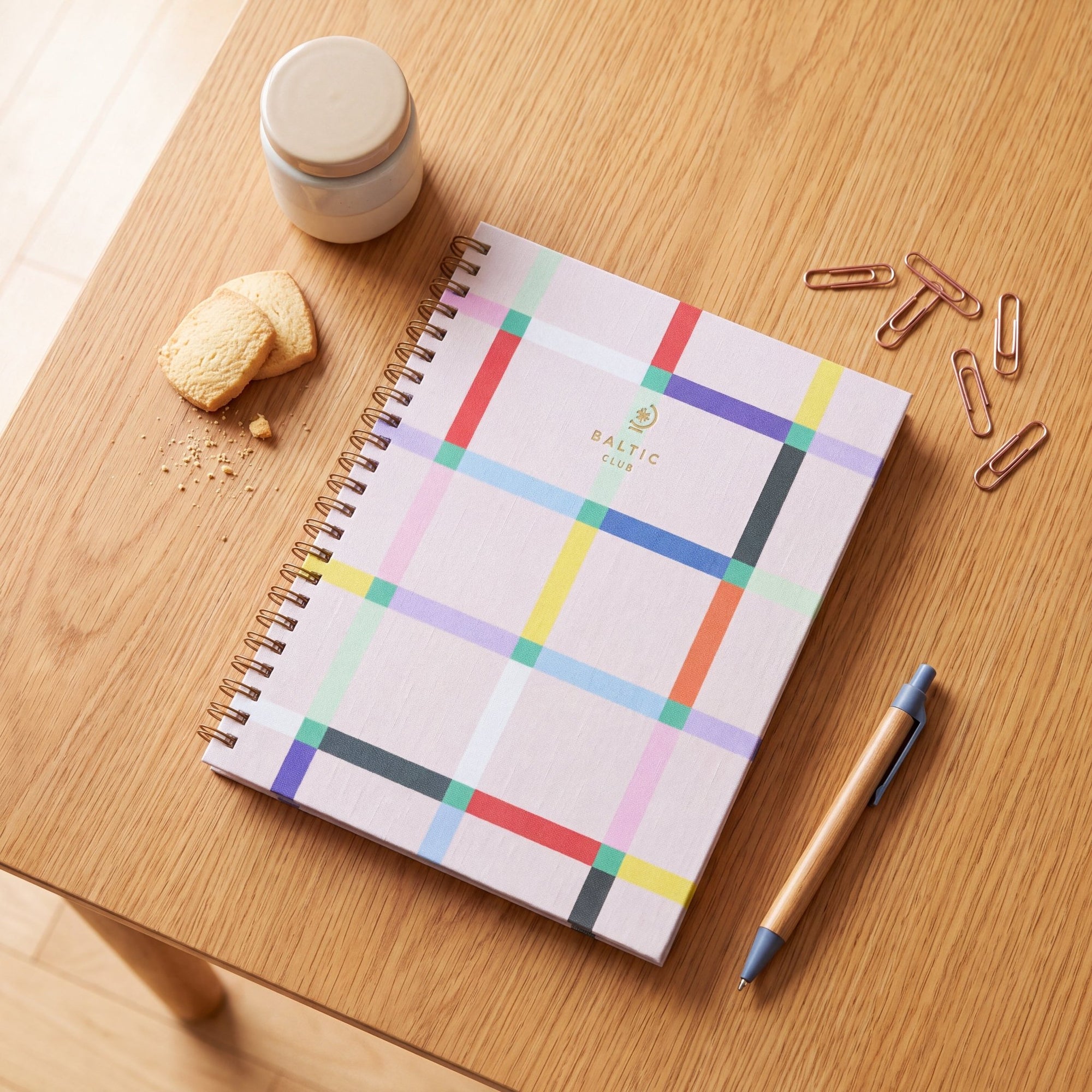 Nougat Spiral Notebook - Baltic Club