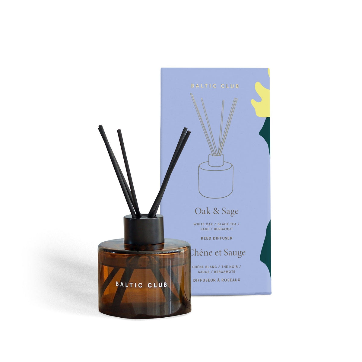 Saje Reed Diffuser Reed Diffuser Oak & Sage – Woody Blend | Baltic Club – Montréal