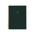 Phthalo Green Cloth Spiral Notebook - Baltic Club