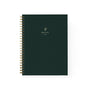 Phthalo Green Cloth Spiral Notebook - Baltic Club