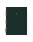 Phthalo Green Cloth Spiral Notebook - Baltic Club