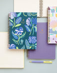 Phthalo Green Cloth Spiral Notebook - Baltic Club