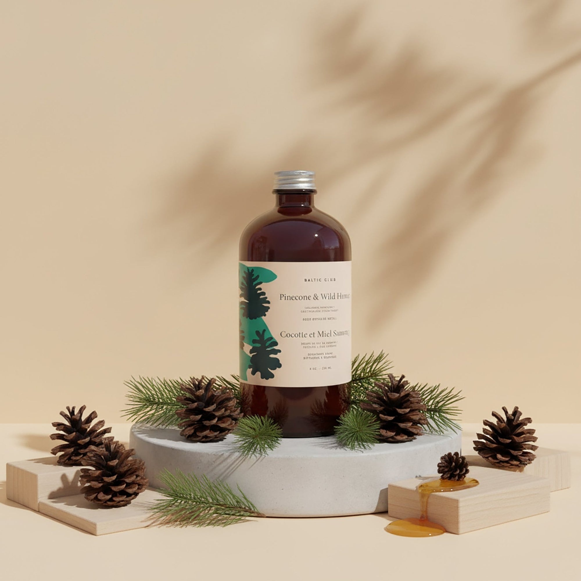 Pinecone & Wild Honey Reed diffuser - Refill - Baltic Club