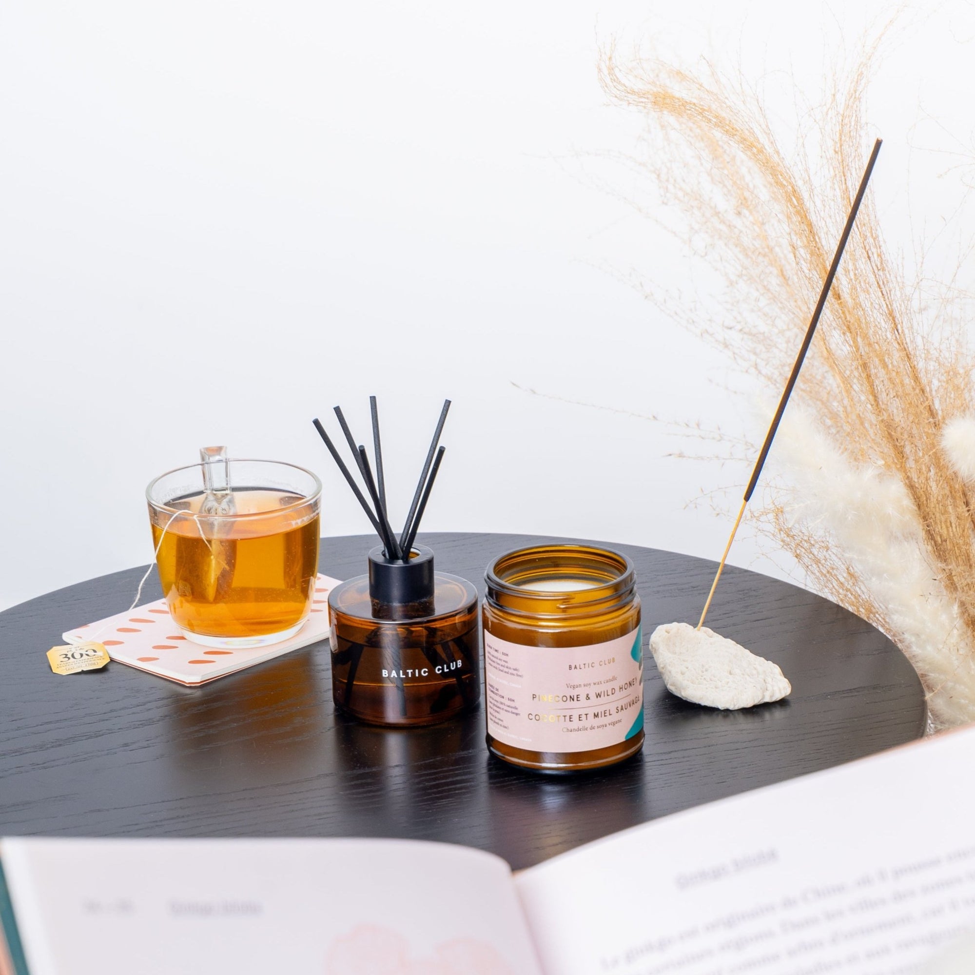 Pinecone & Wild Honey Soy Candle - Baltic Club