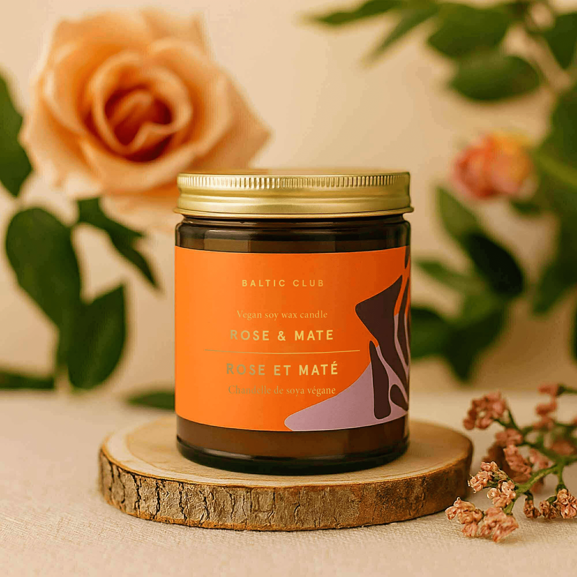 Rose & Mate Candle - Baltic Club