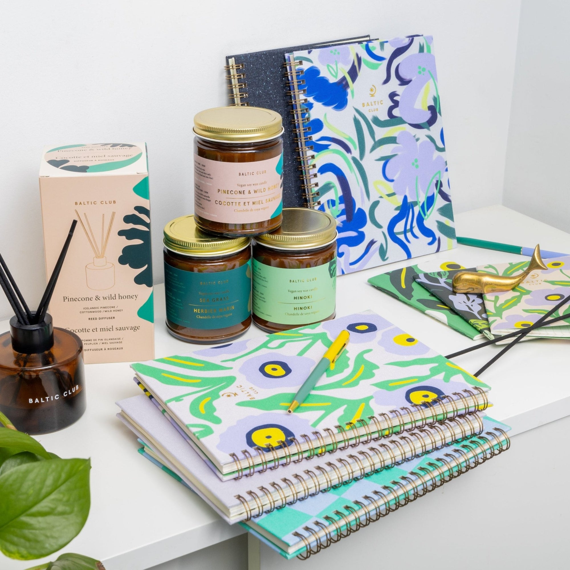 Serenade Spiral Notebook - Baltic Club