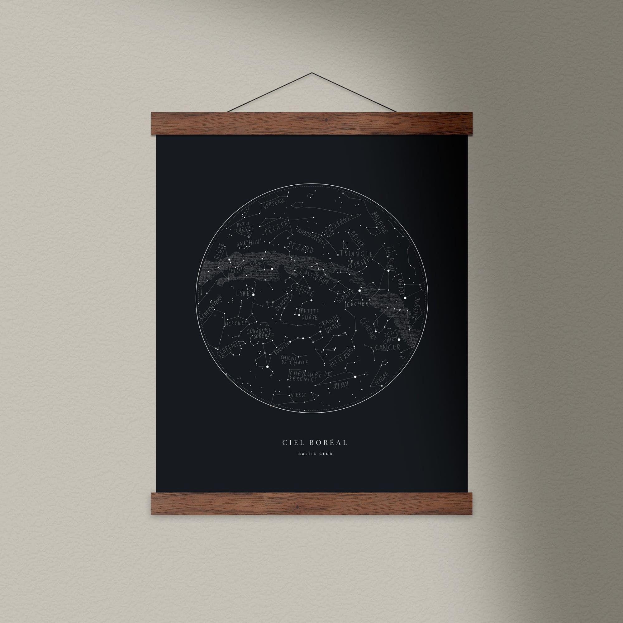Sky Map Art Print - Baltic Club