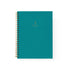 Teal Spiral Cloth Notebook - Baltic Club