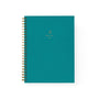 Teal Spiral Cloth Notebook - Baltic Club