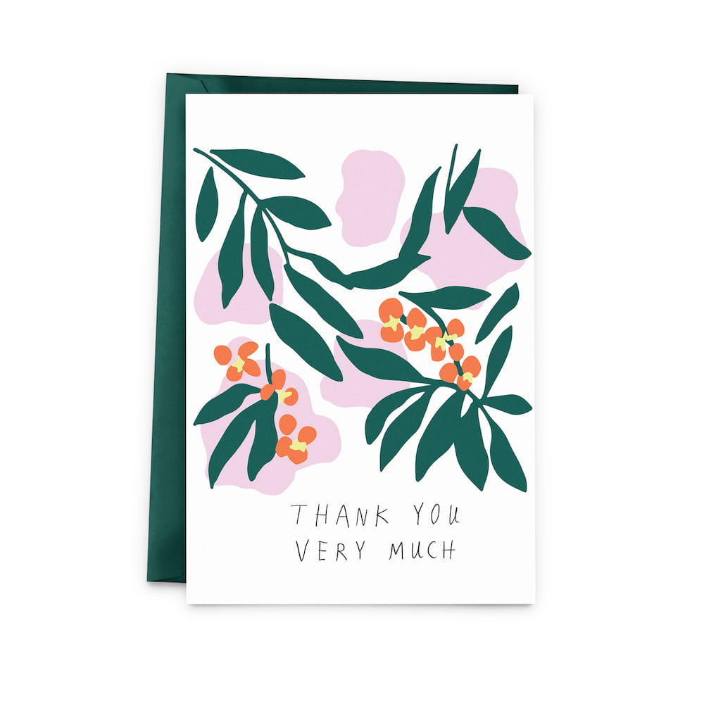 Thank You Very Much Greeting Card - Baltic Club