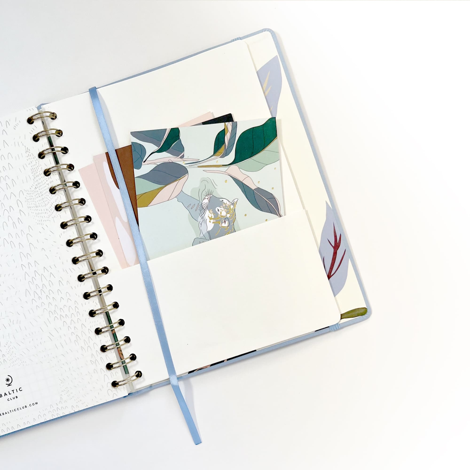 Undated Planner - Blue Ash Cloth - Baltic Club