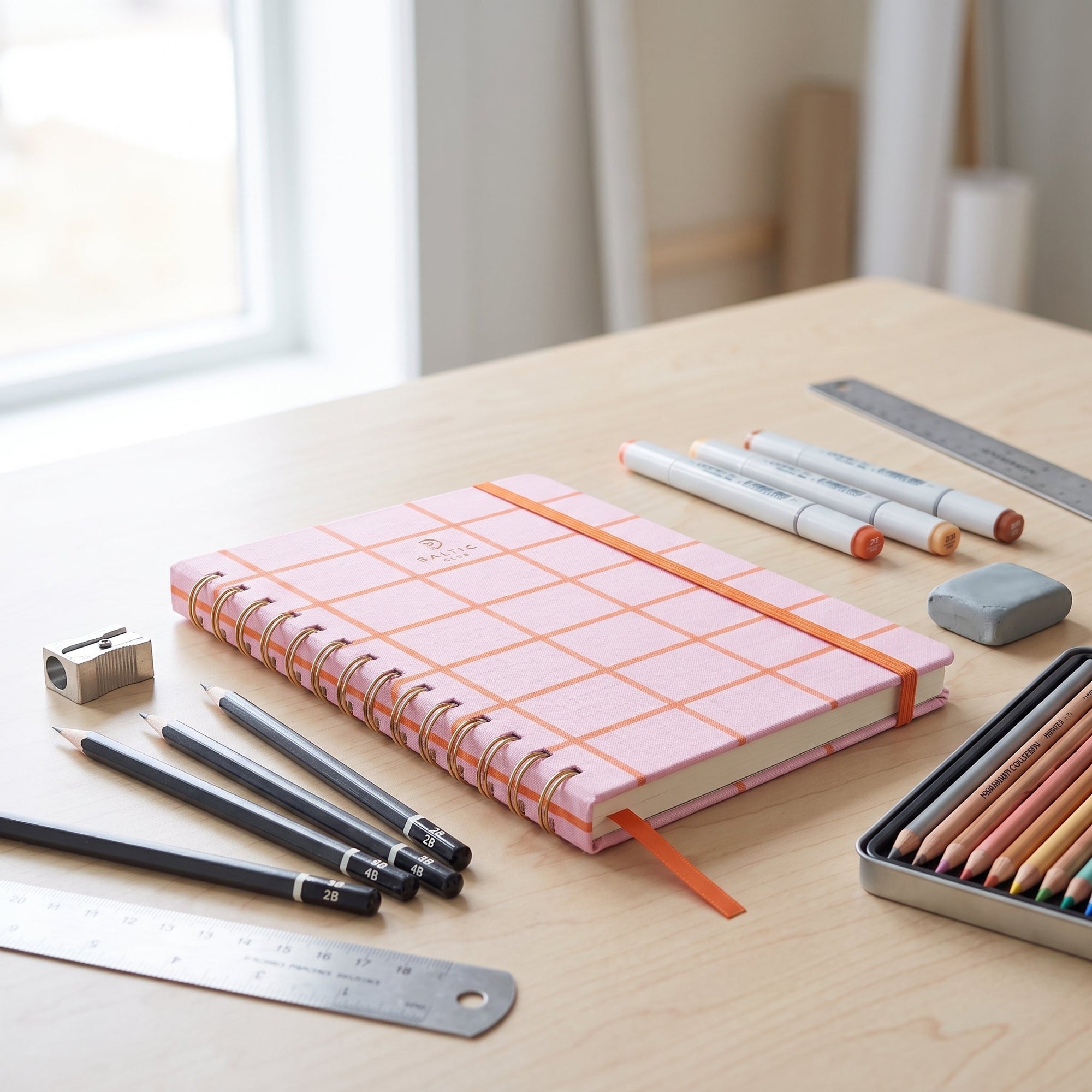 Wafer Sketchbook (200gsm Watercolour paper) - Baltic Club