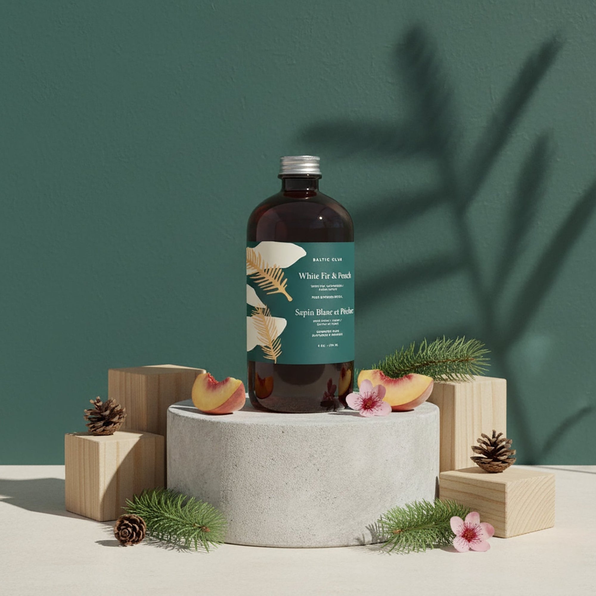 White Fir & Peach Reed diffuser - Refill - Baltic Club