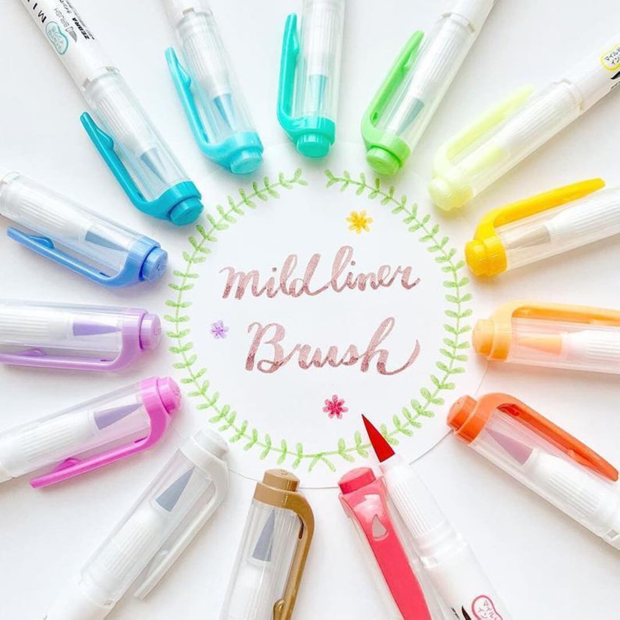 Zebra MildLiner Brush Pen - Pink - Baltic Club