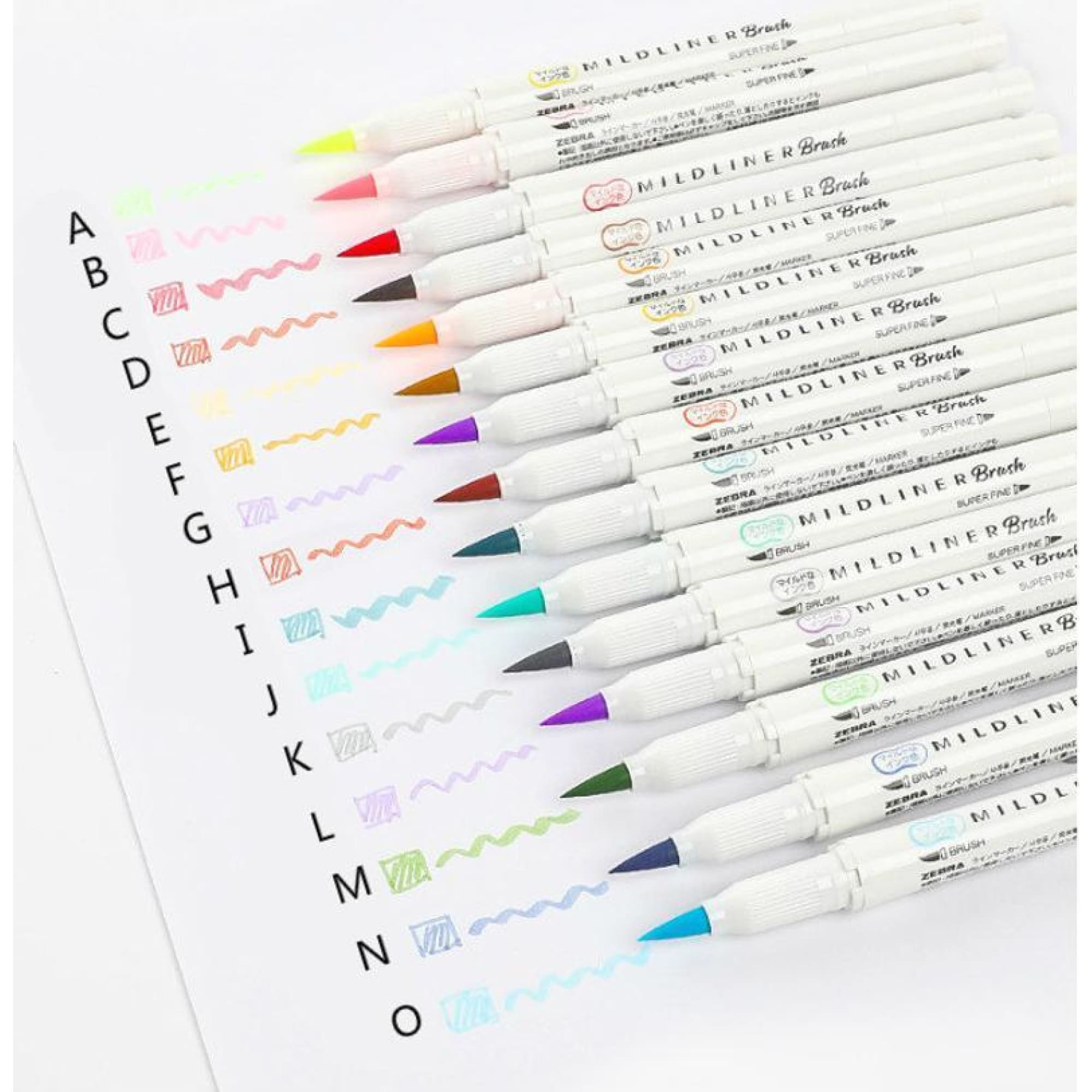 Zebra MildLiner Brush Pen - Smoke Blue - Baltic Club