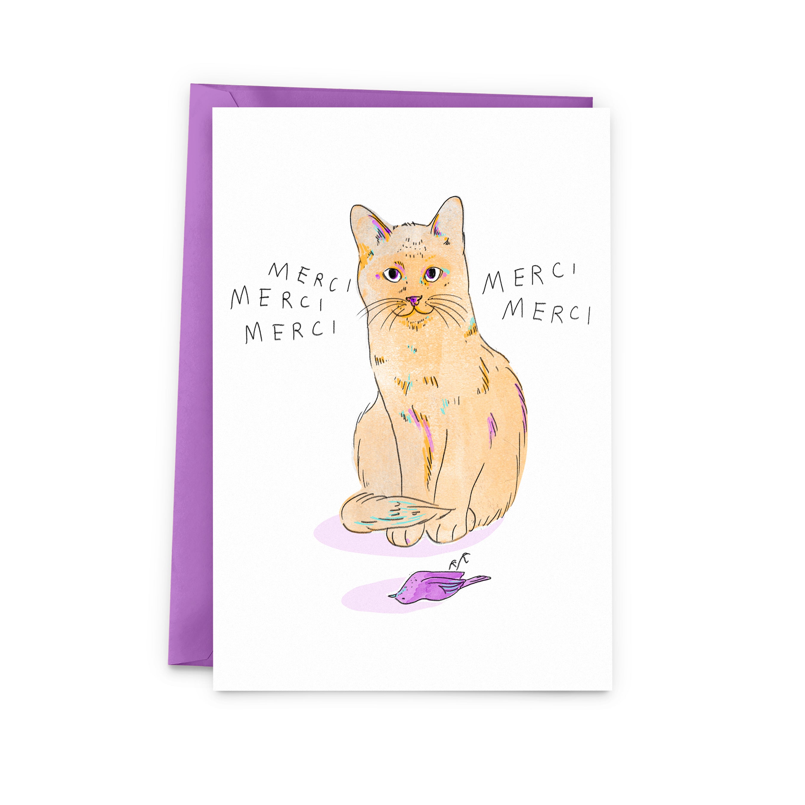 Carte Merci chaton