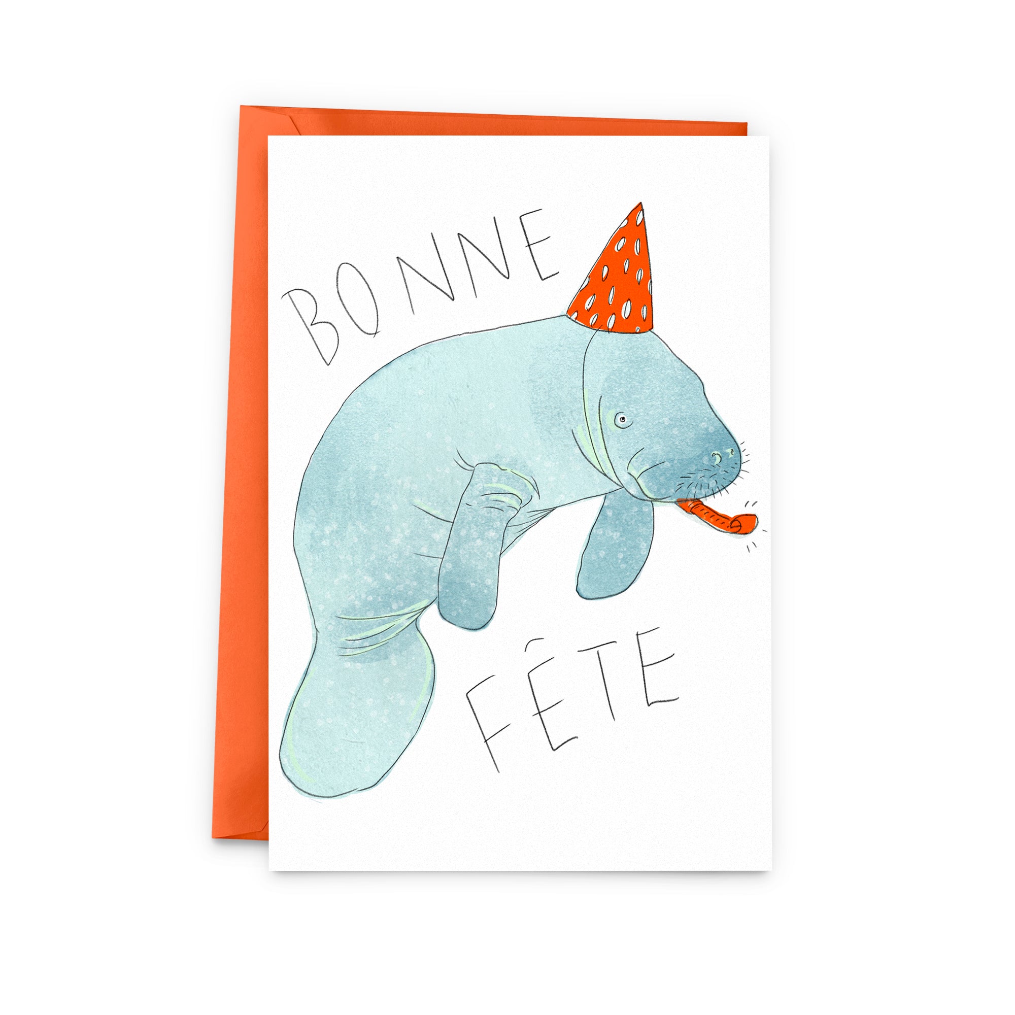 Manatee Happy Birthday Card - The Baltic Club