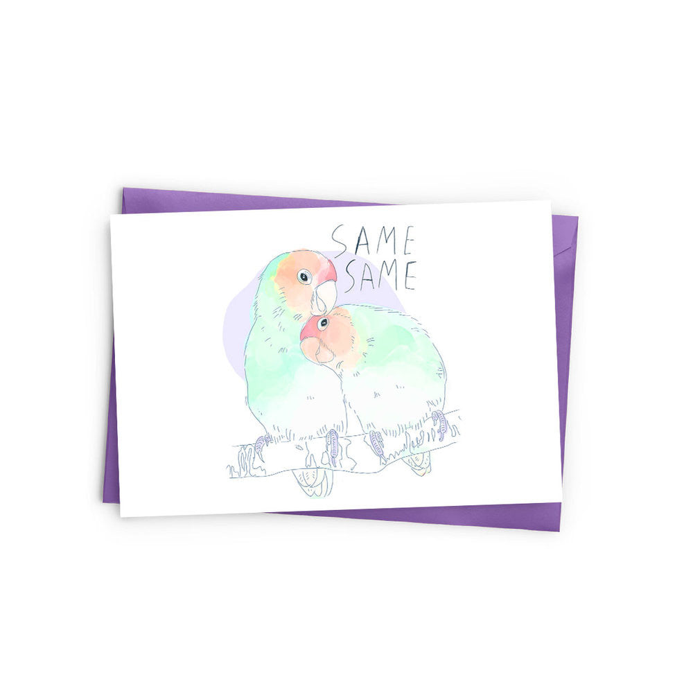 Lovebirds Card - The Baltic Club