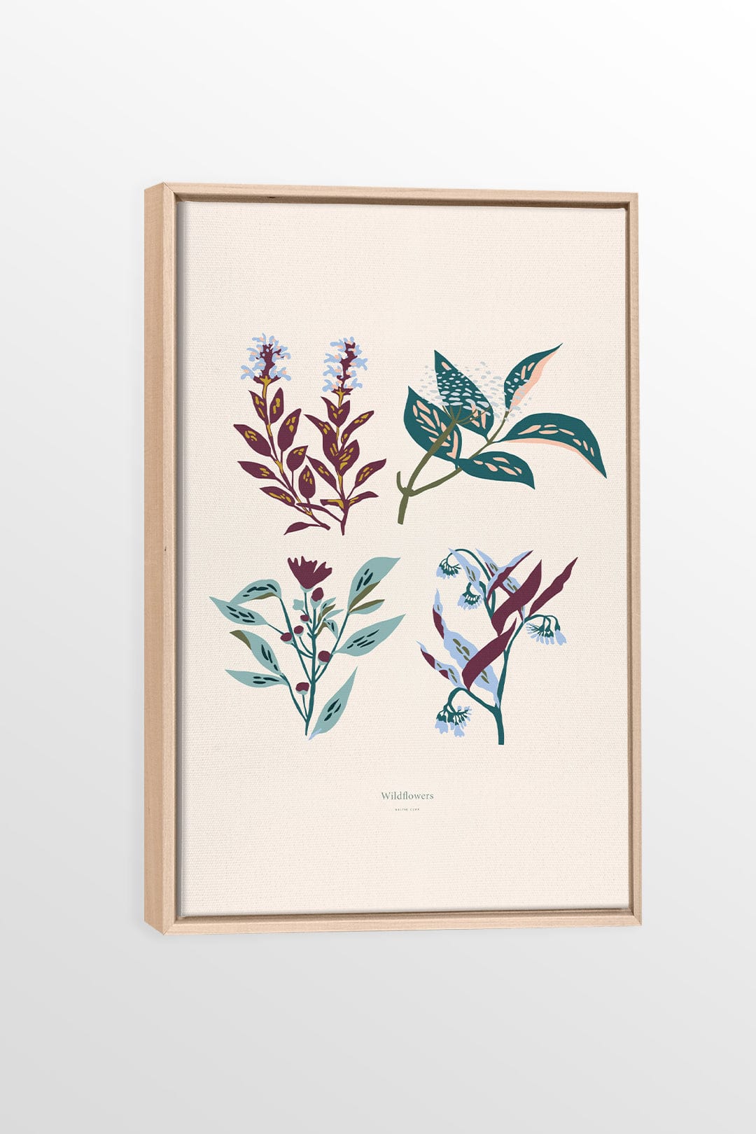 Fleurs sauvages - Impression sur toile