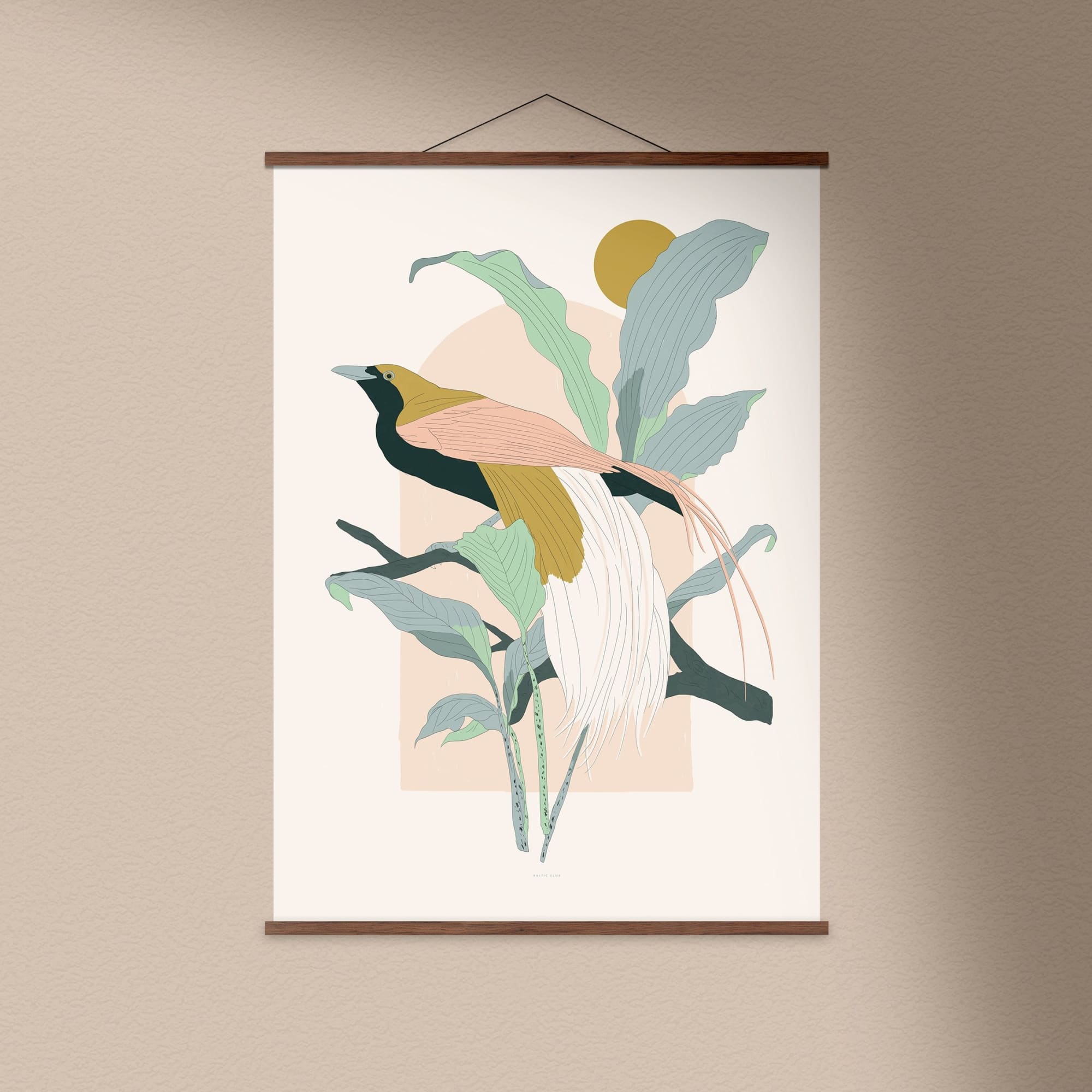 Arcade (Greater Bird - of - Paradise) Art Print - Baltic Club