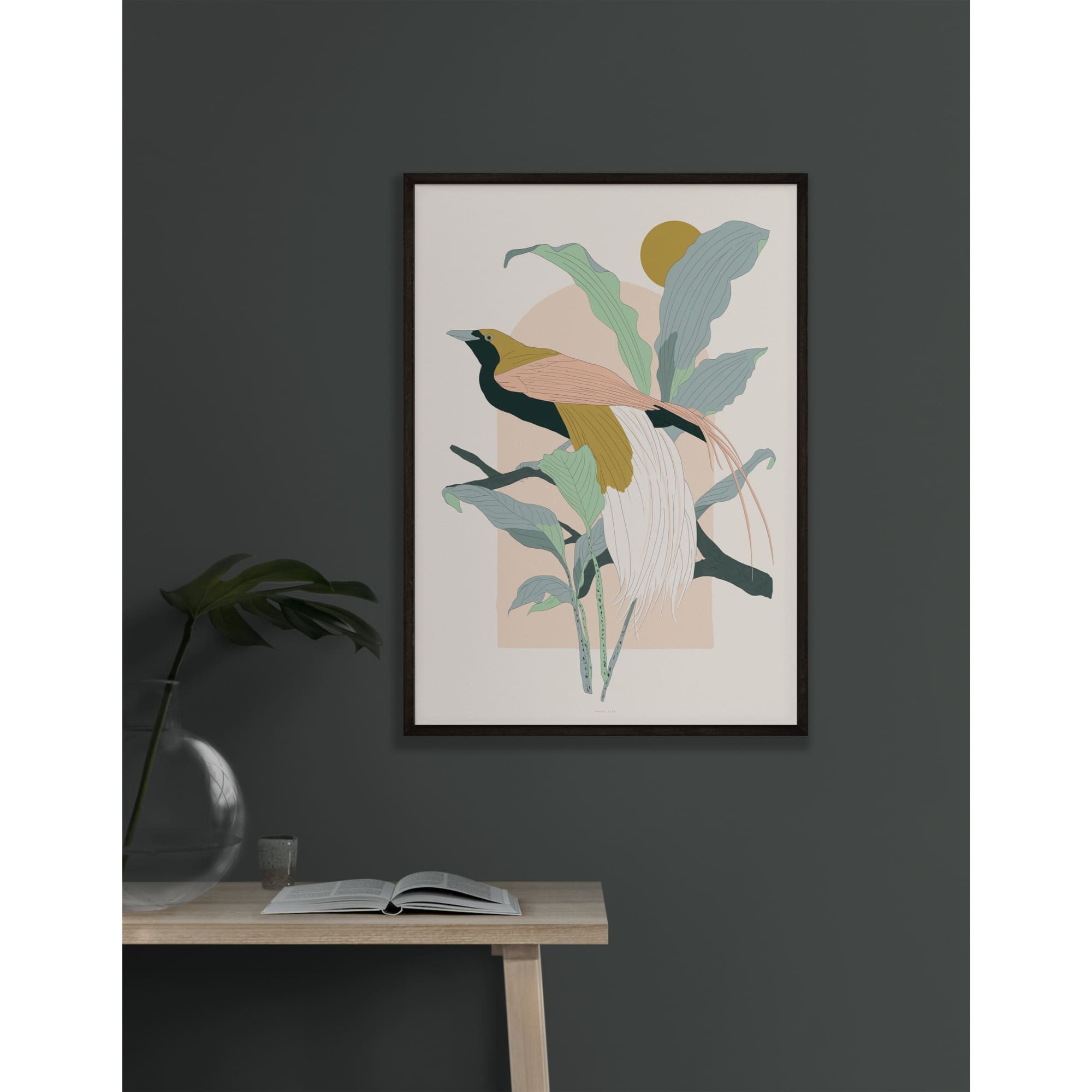 Arcade (Greater Bird - of - Paradise) Art Print - Baltic Club