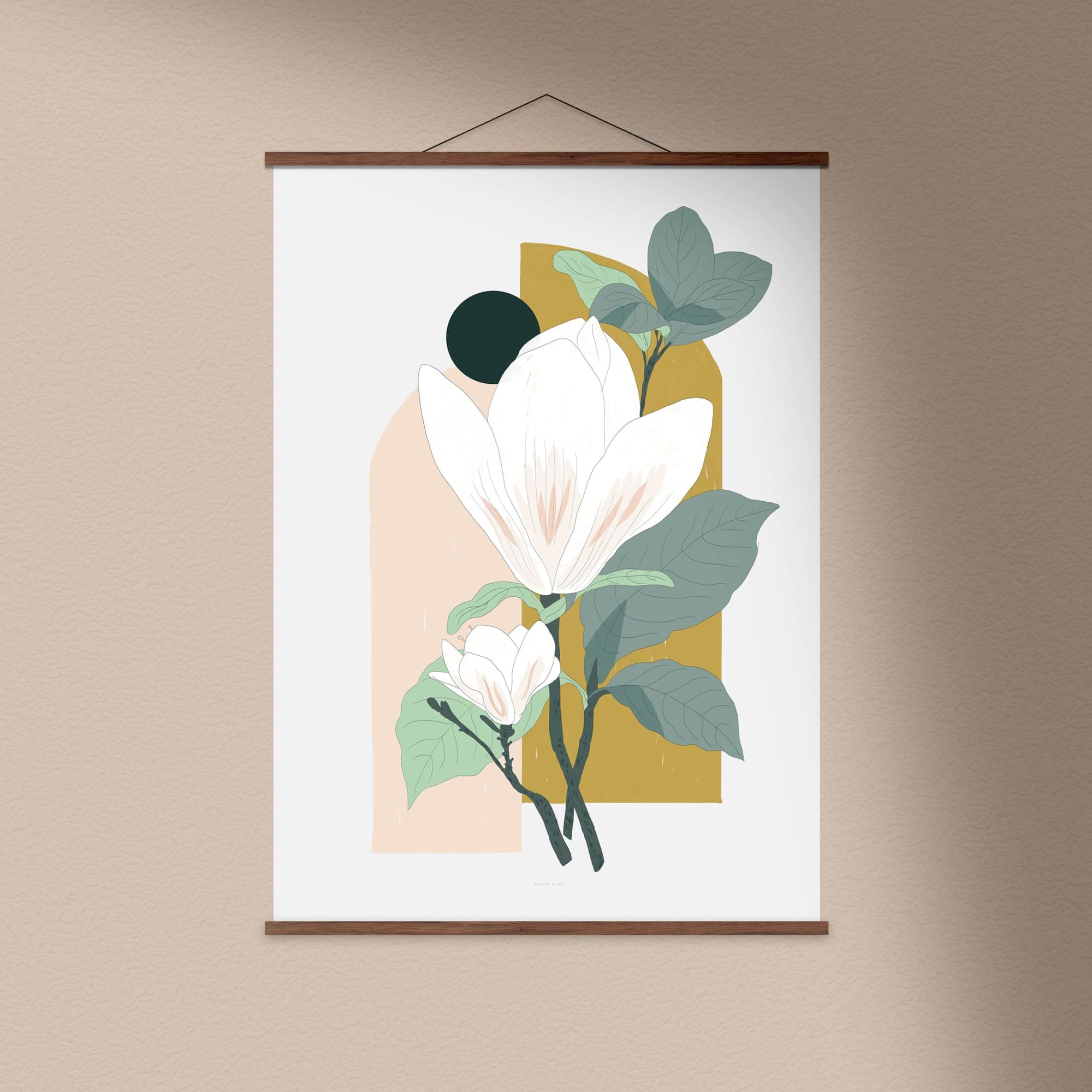 Arcade (Magnolia) Art Print - Baltic Club