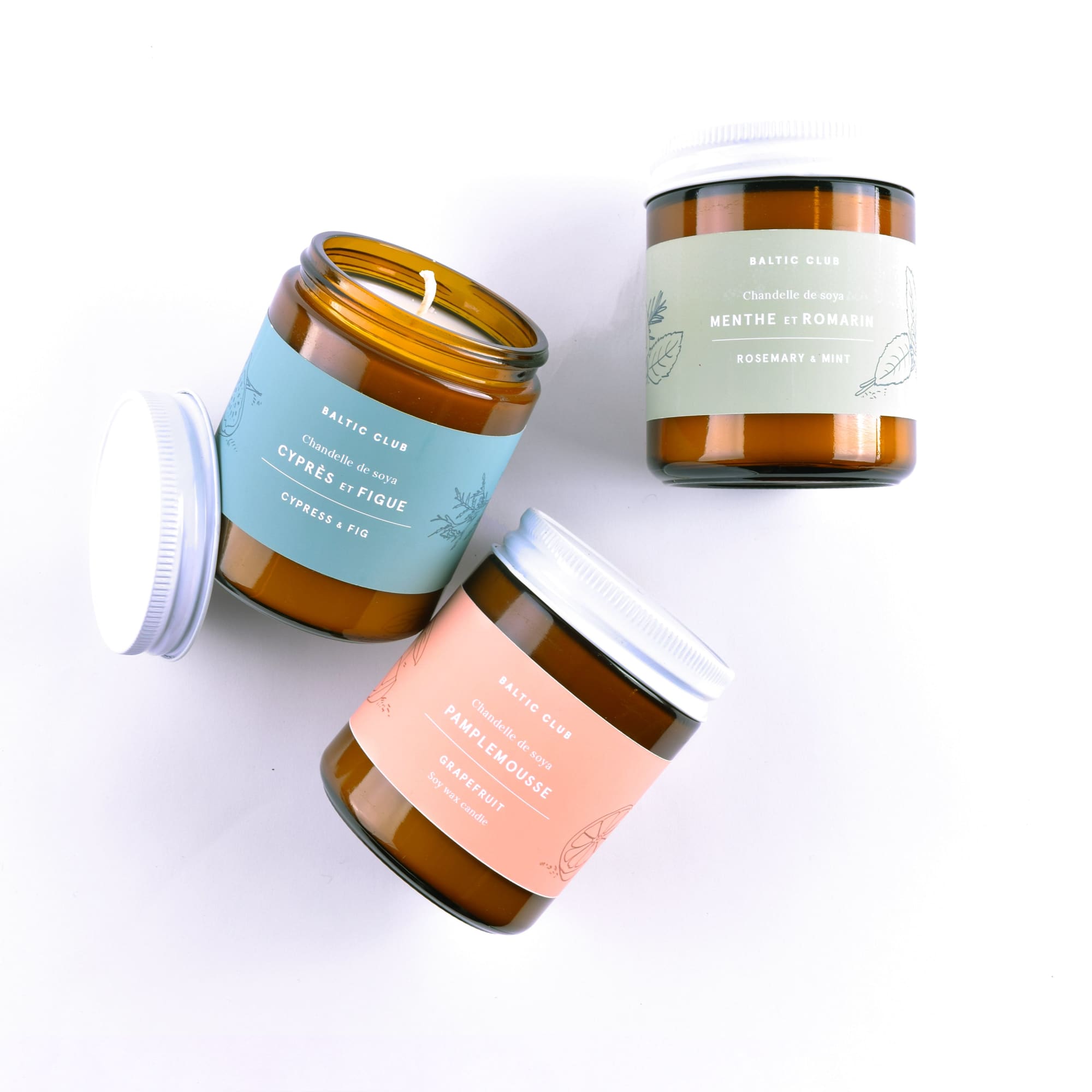 Bamboo Soy Candle - Baltic Club