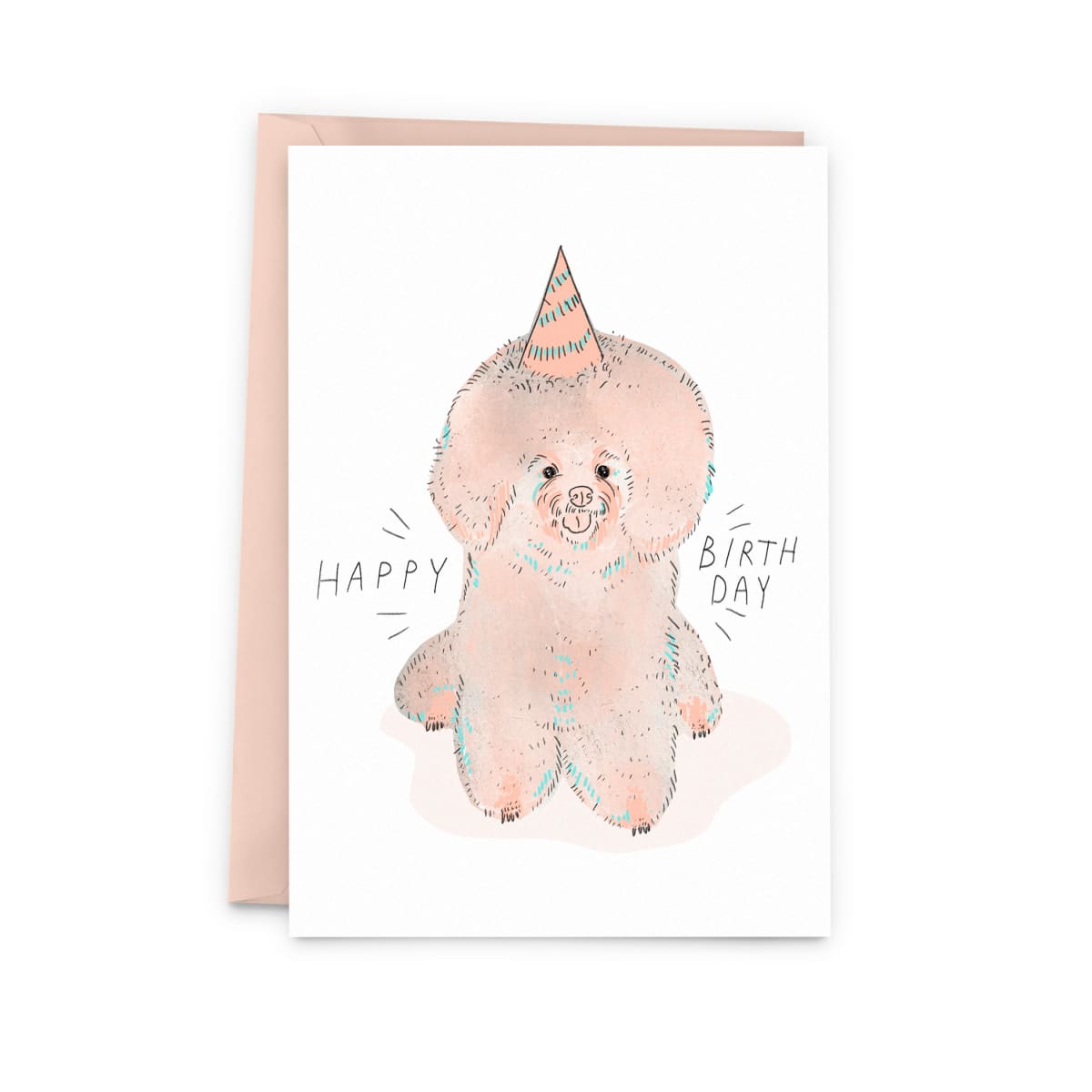 Birthday Bichon Greeting Card - Baltic Club