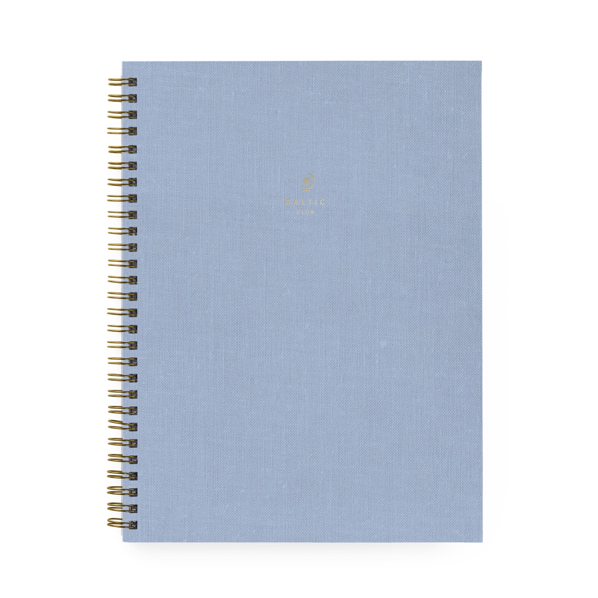 Blue Ash Cloth Large Spiral Notebook | The Baltic Club