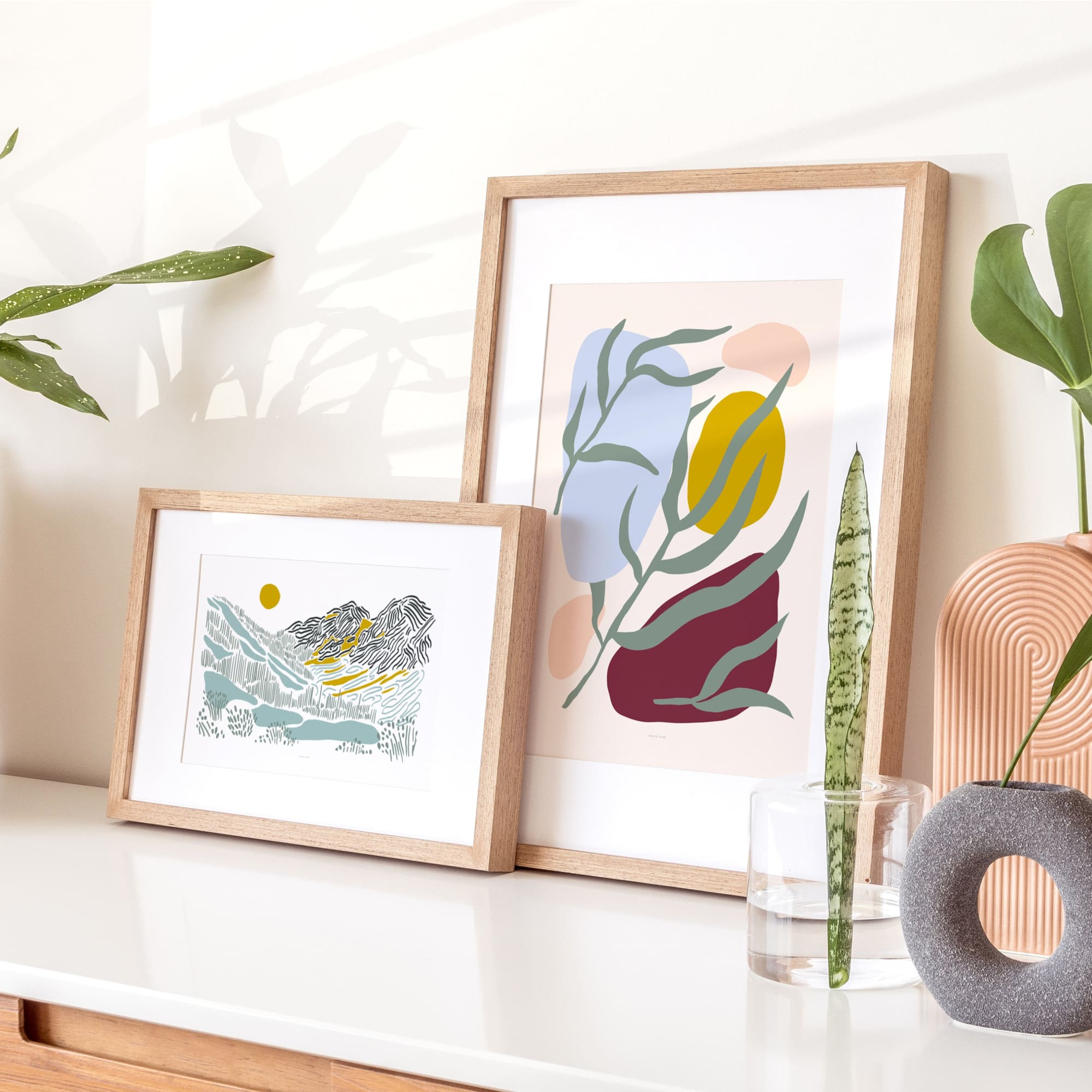 Cascades Mountain Art Print - Baltic Club