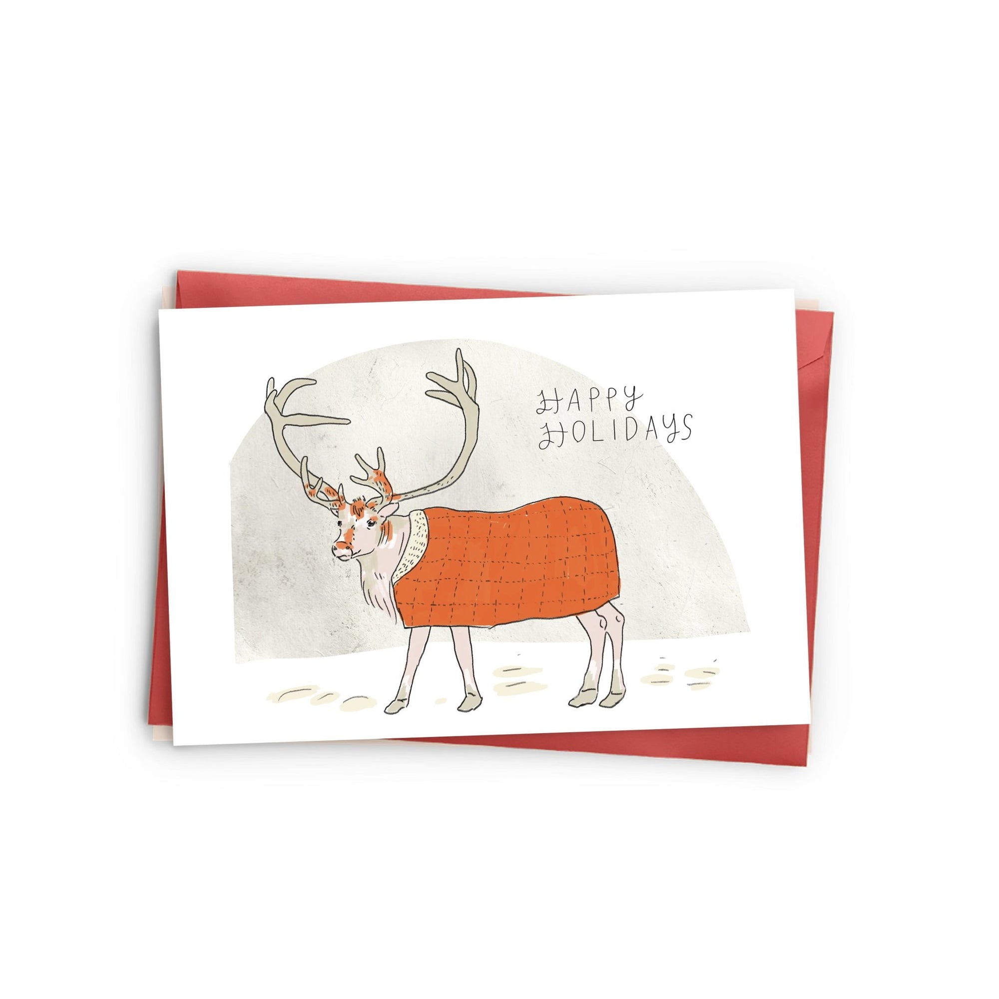 Christmas Reindeer (Christmas Card) - Baltic Club
