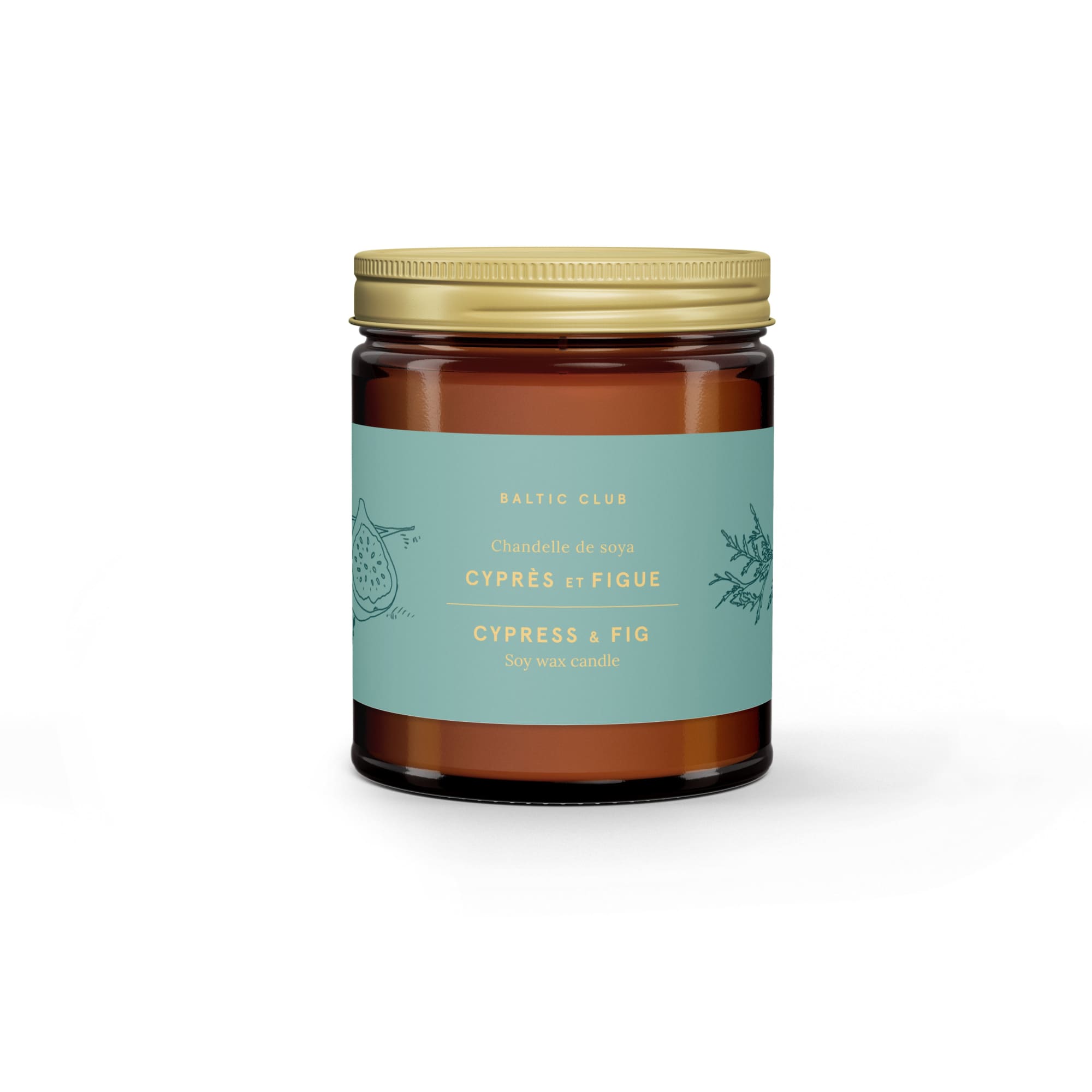 Cypress & Fig Soy Candle - Baltic Club