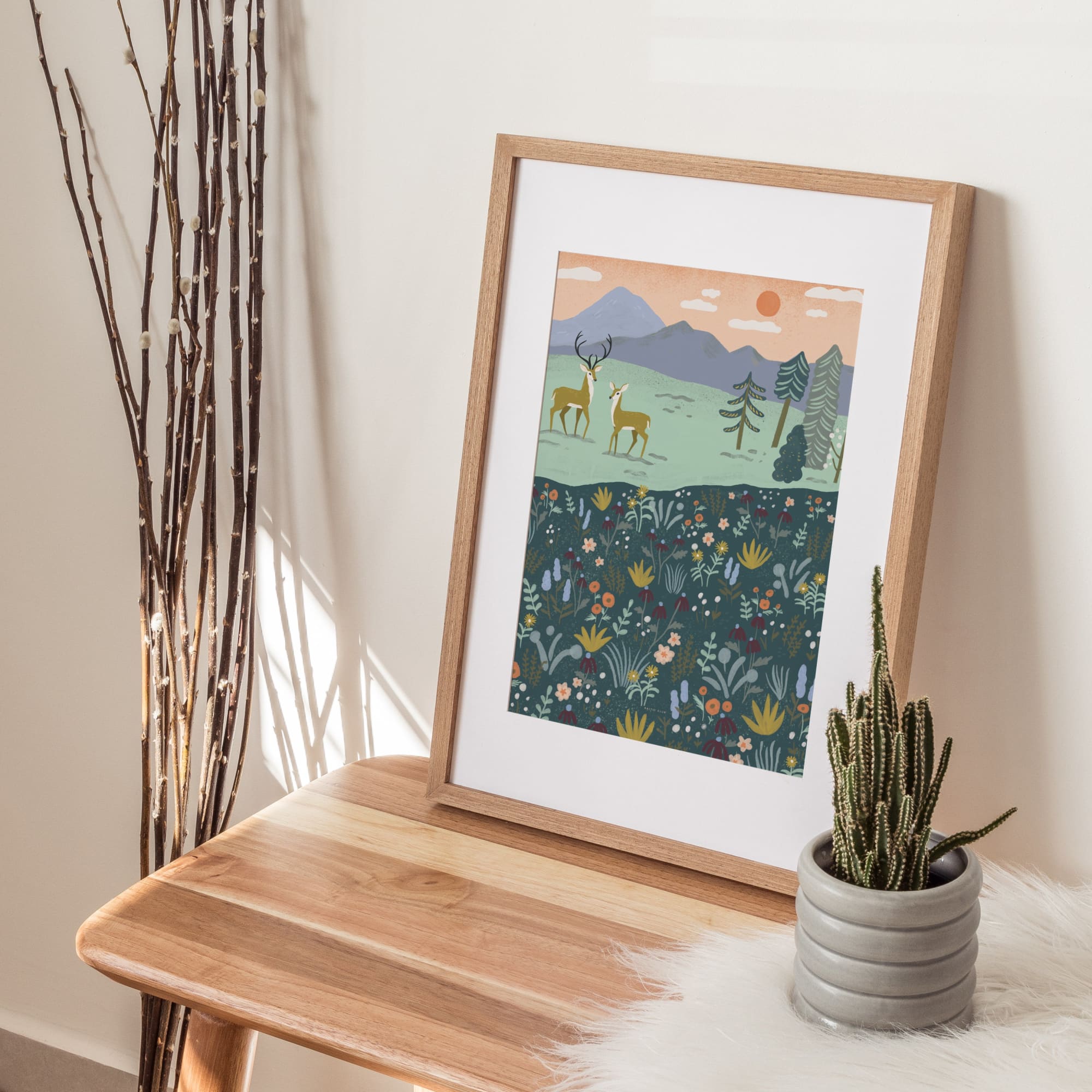 Deer Art print - Baltic Club